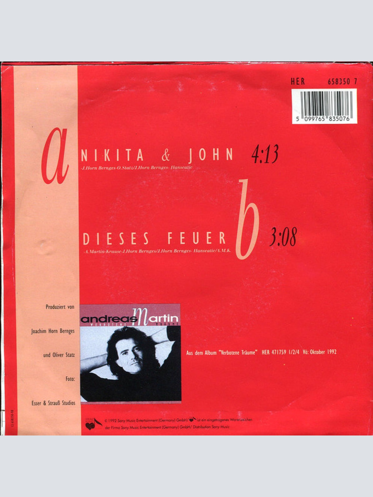 Vinyl / Andreas Martin (2) - Nikita & John