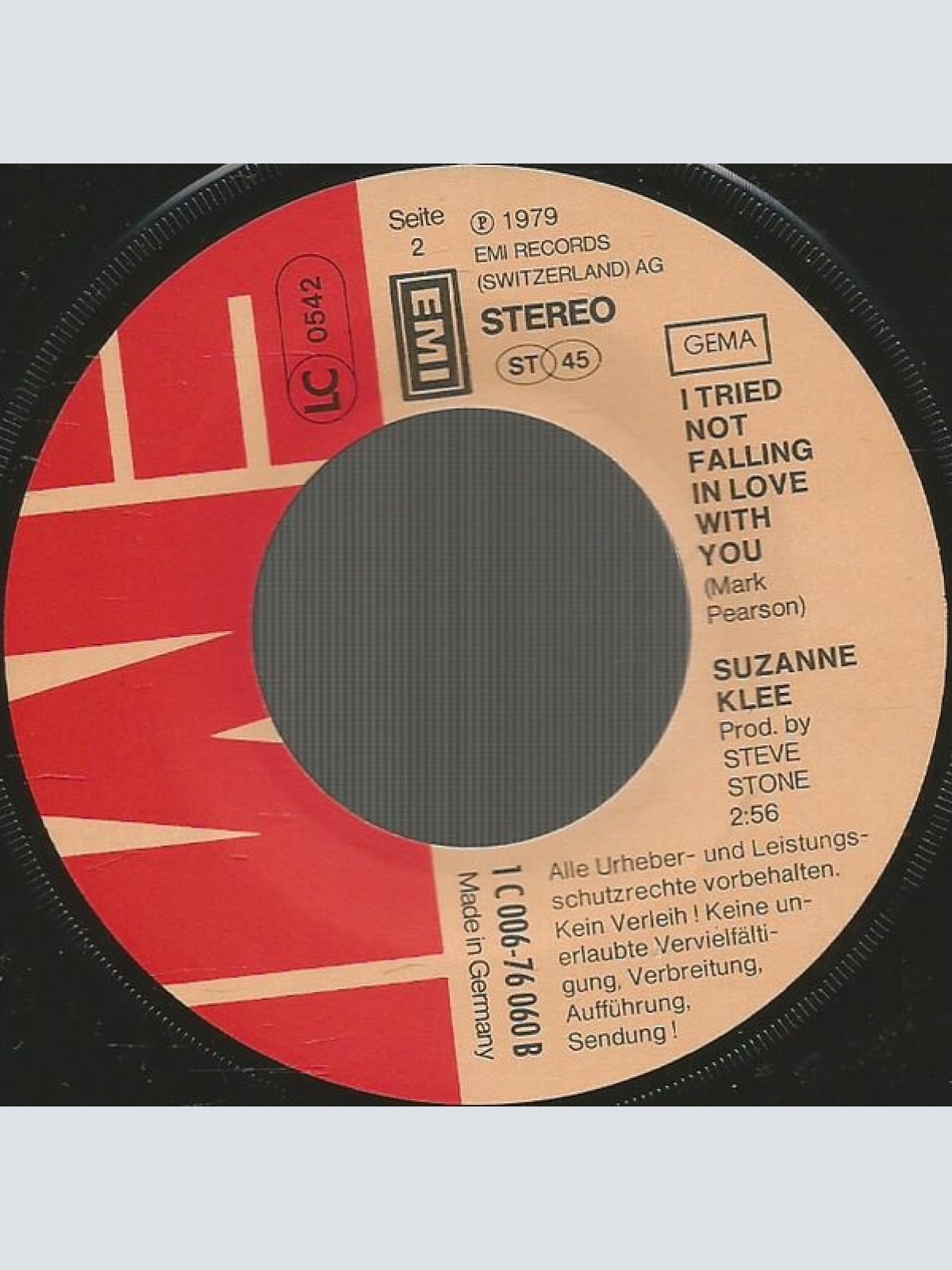 Vinyl / Suzanne Klee - Sometimes You Don't Know It's Love