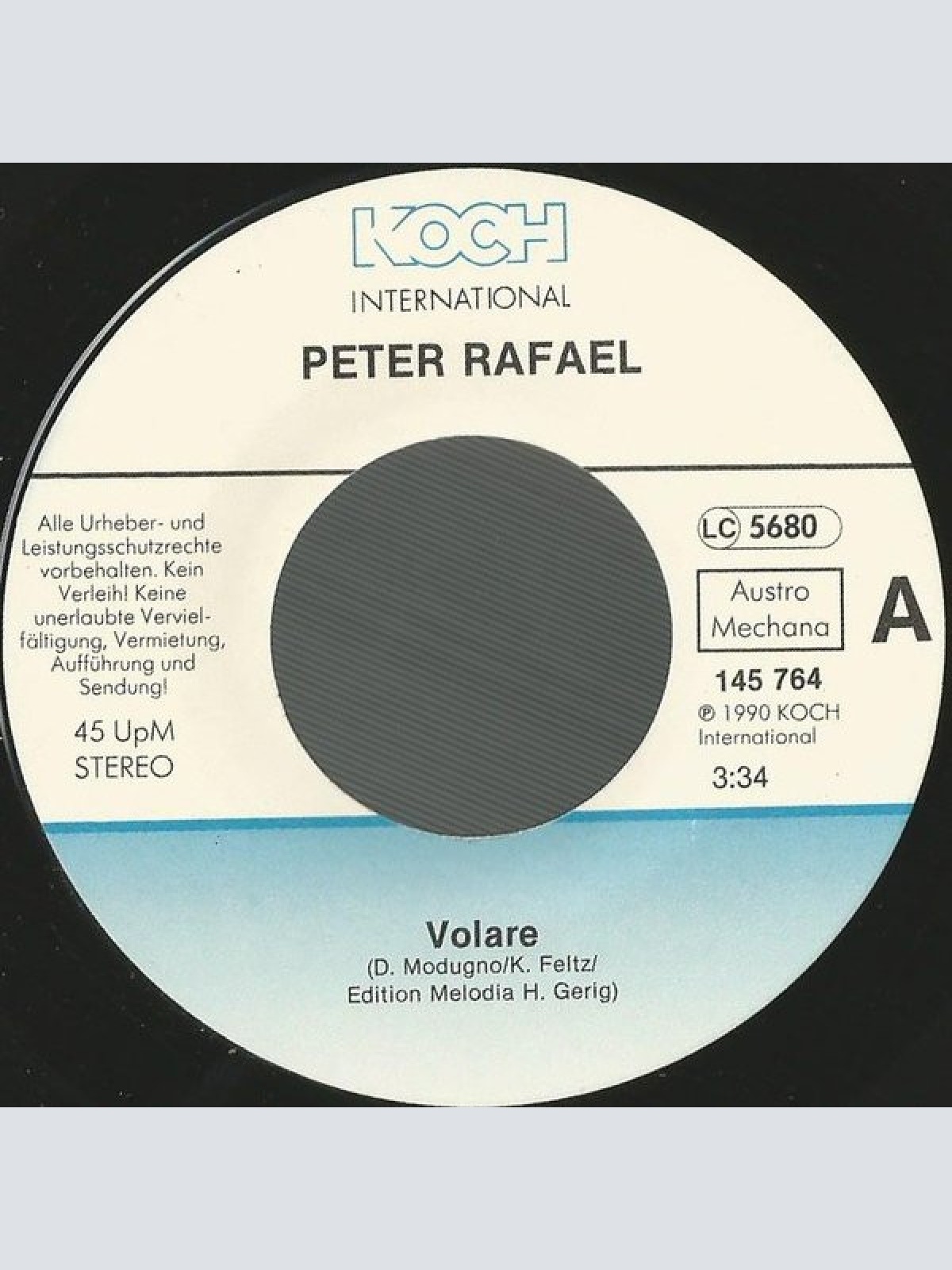 Vinyl / Peter Rafael - Volare