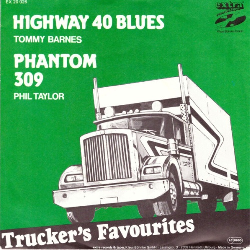 Vinyl / Tommy Barnes / Phil Taylor (17) - Highway 40 Blues / Phantom 309