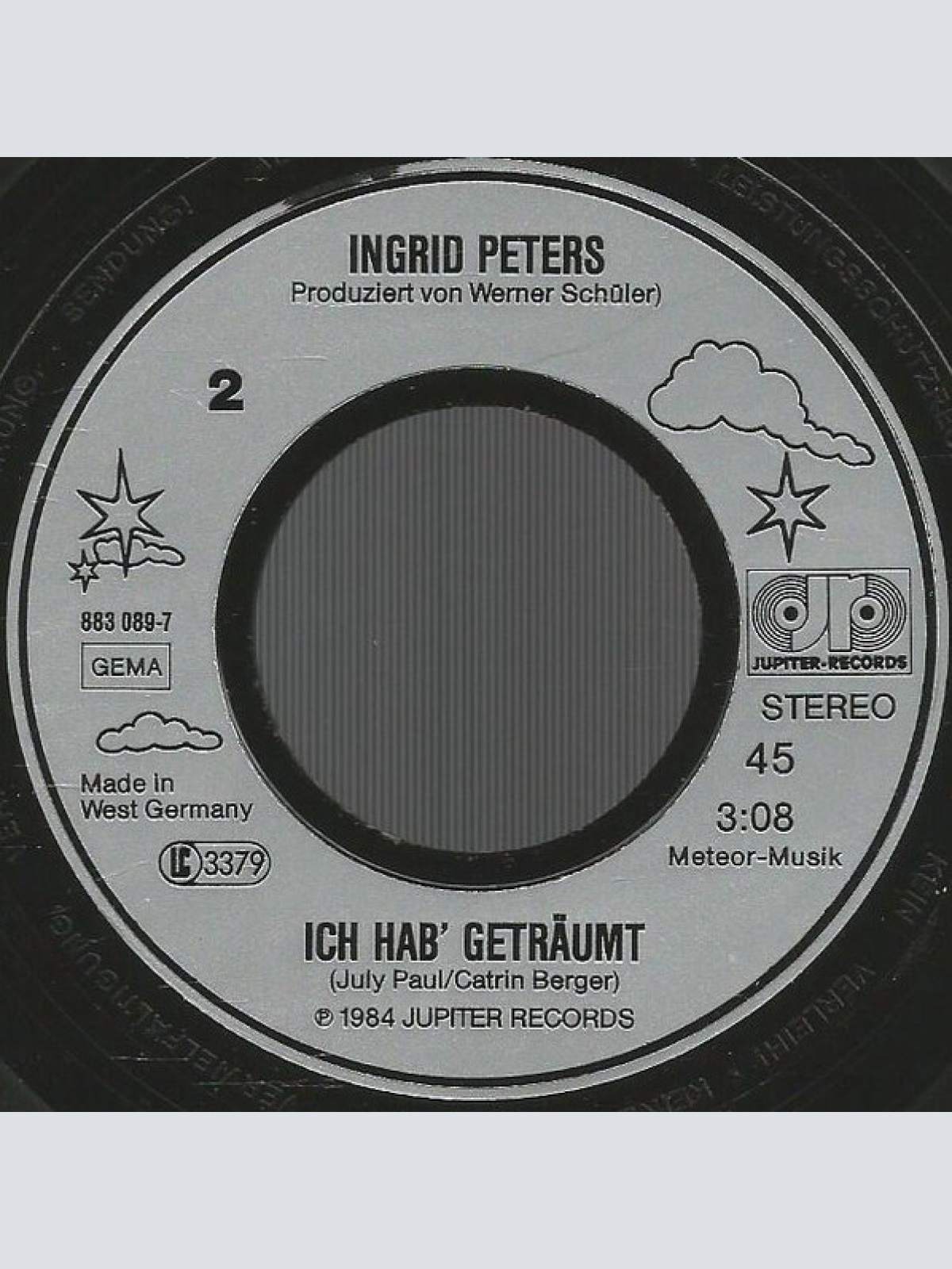 Vinyl / Ingrid Peters - Noch Eine Nacht (One More Night)