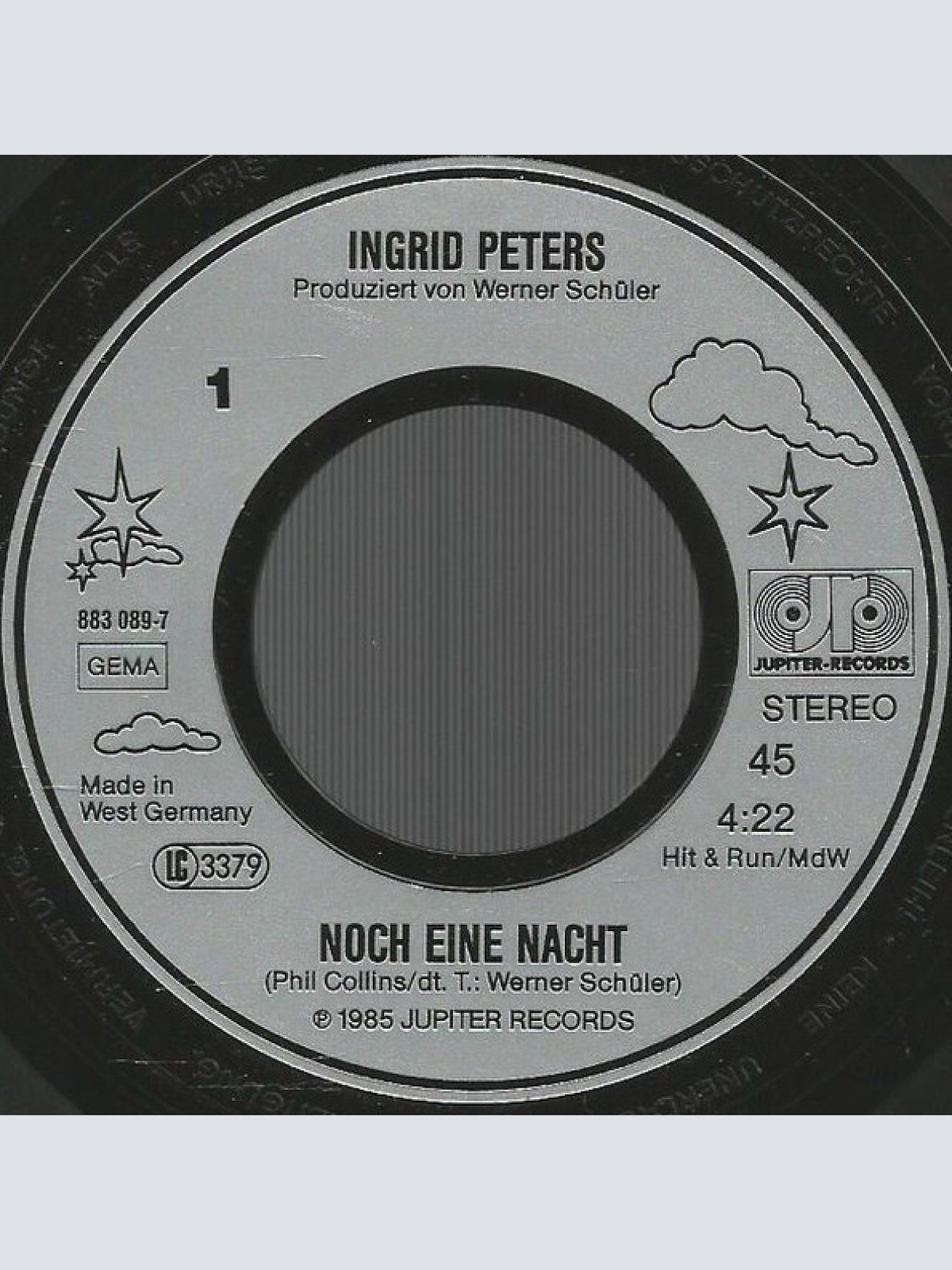 Vinyl / Ingrid Peters - Noch Eine Nacht (One More Night)