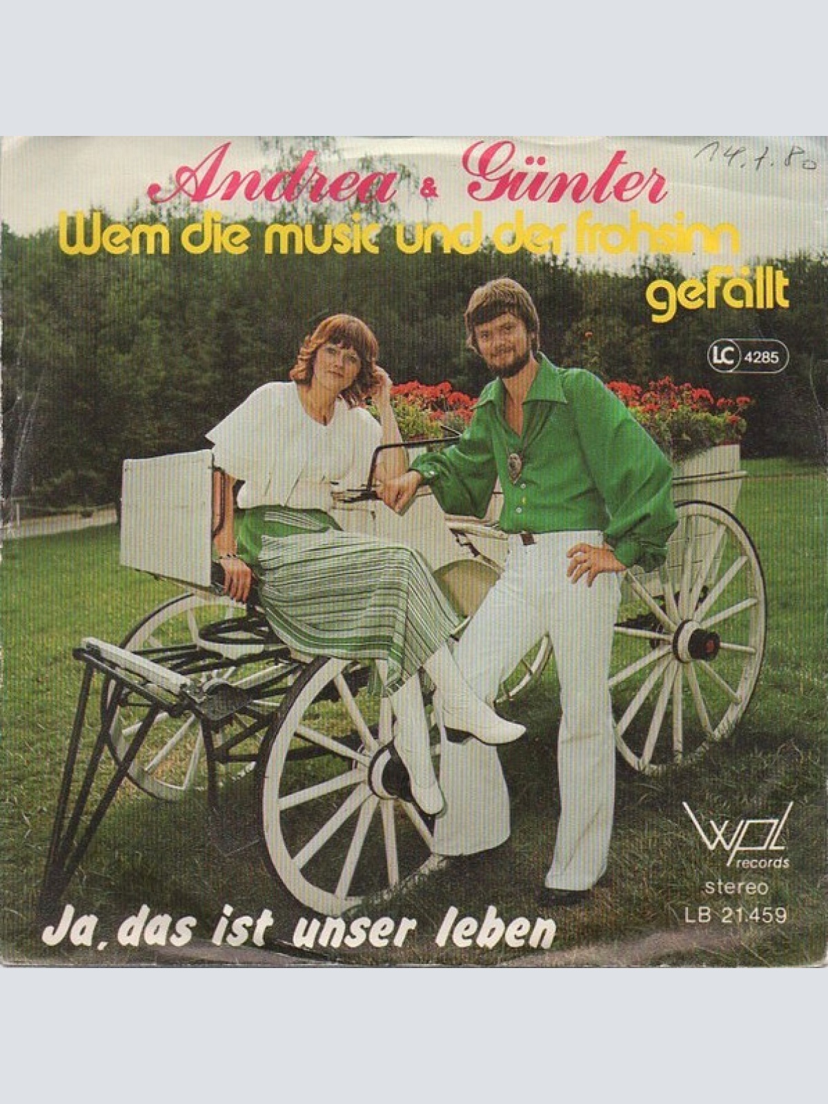 Vinyl / Andrea Und Günter - Wem Die Musik Und Der Frohsinn Gefällt