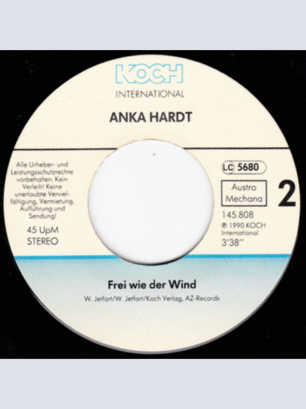 Vinyl / Anka Hardt - Sag Nur Ein Wort