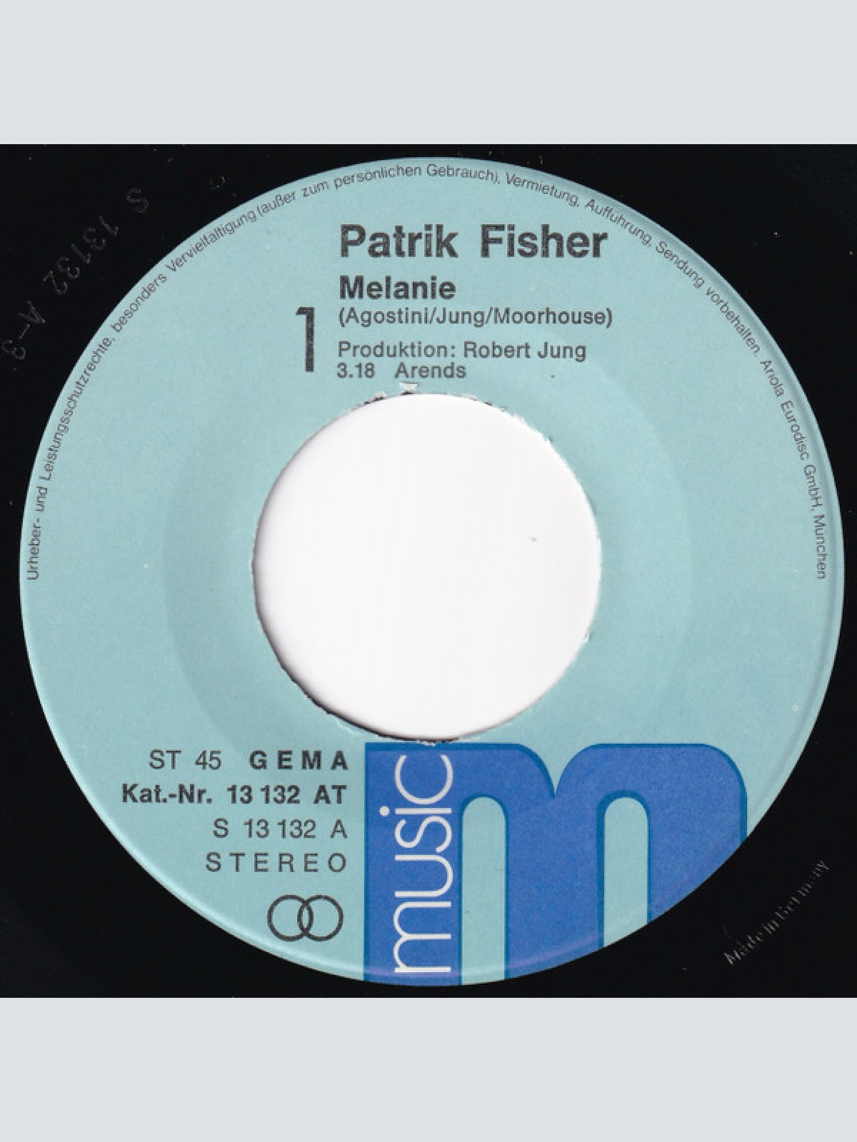 Vinyl / Patrik Fisher - Melanie