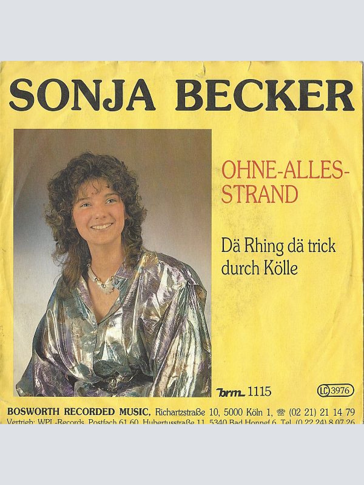 Vinyl / Sonja Becker - Ohne-Alles-Strand