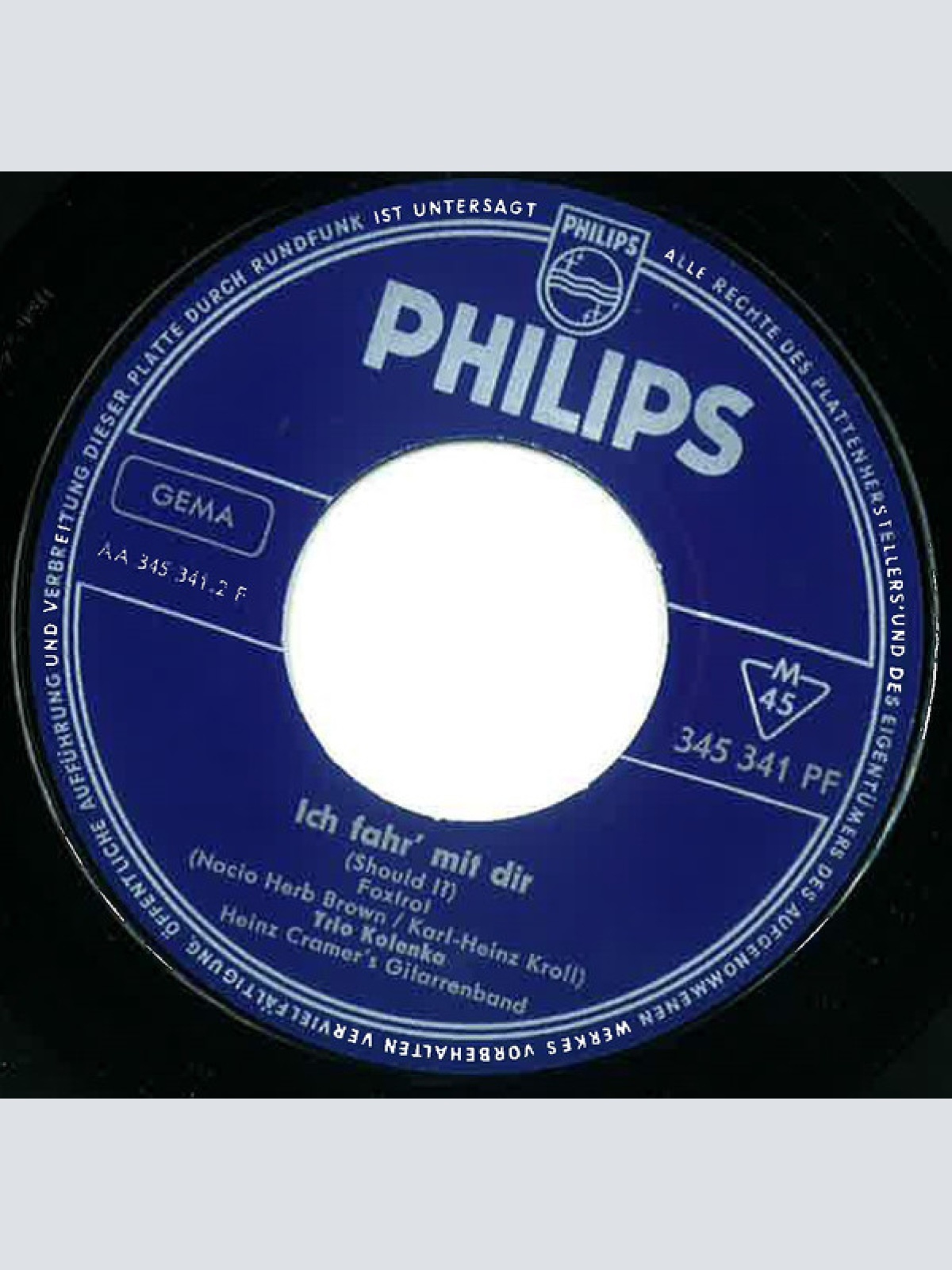 Vinyl / Trio Kolenka - Schön Ist Das Leben In Mexiko / Ich Fahr’ Mit Dir