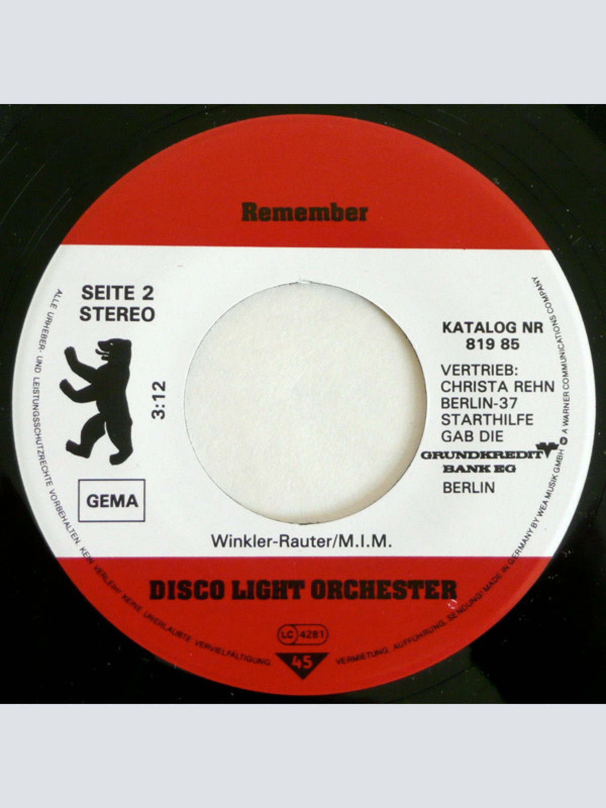 Vinyl / Bob Telden - Berlin Erwacht