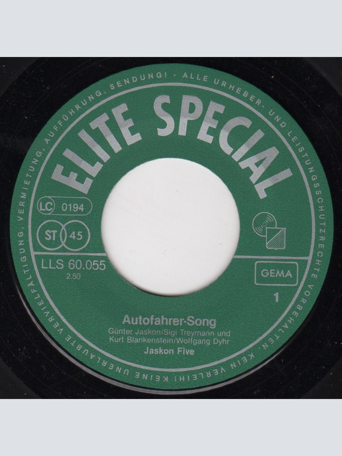 Vinyl / Jaskon Five - Autofahrer-Song