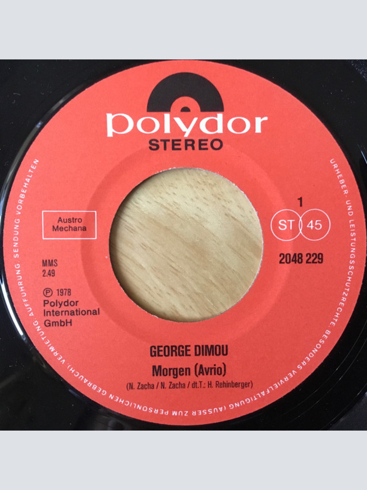 Vinyl / Georges Dimou - Morgen