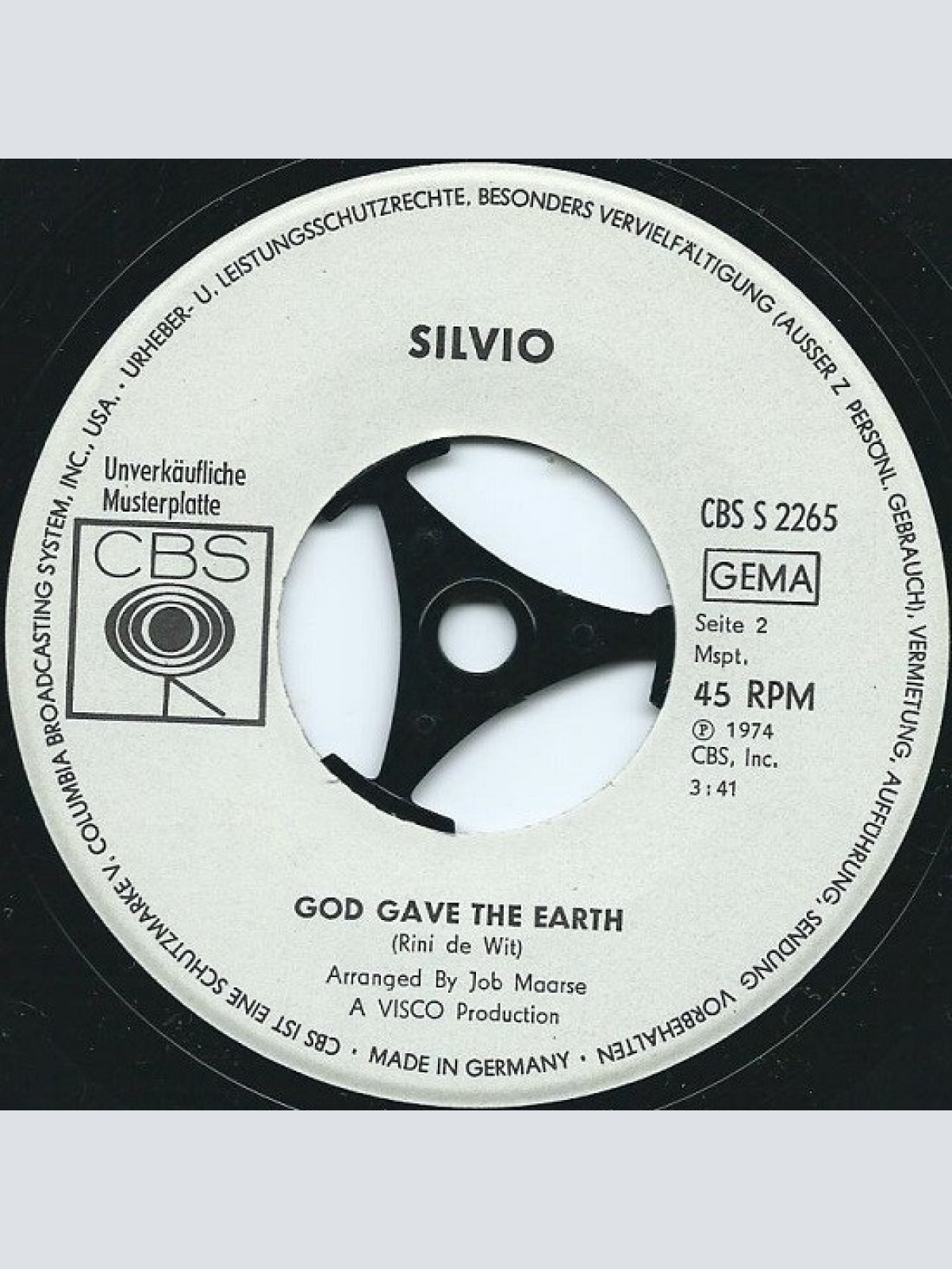 Vinyl / Silvio (3) - Marian Come Back Home