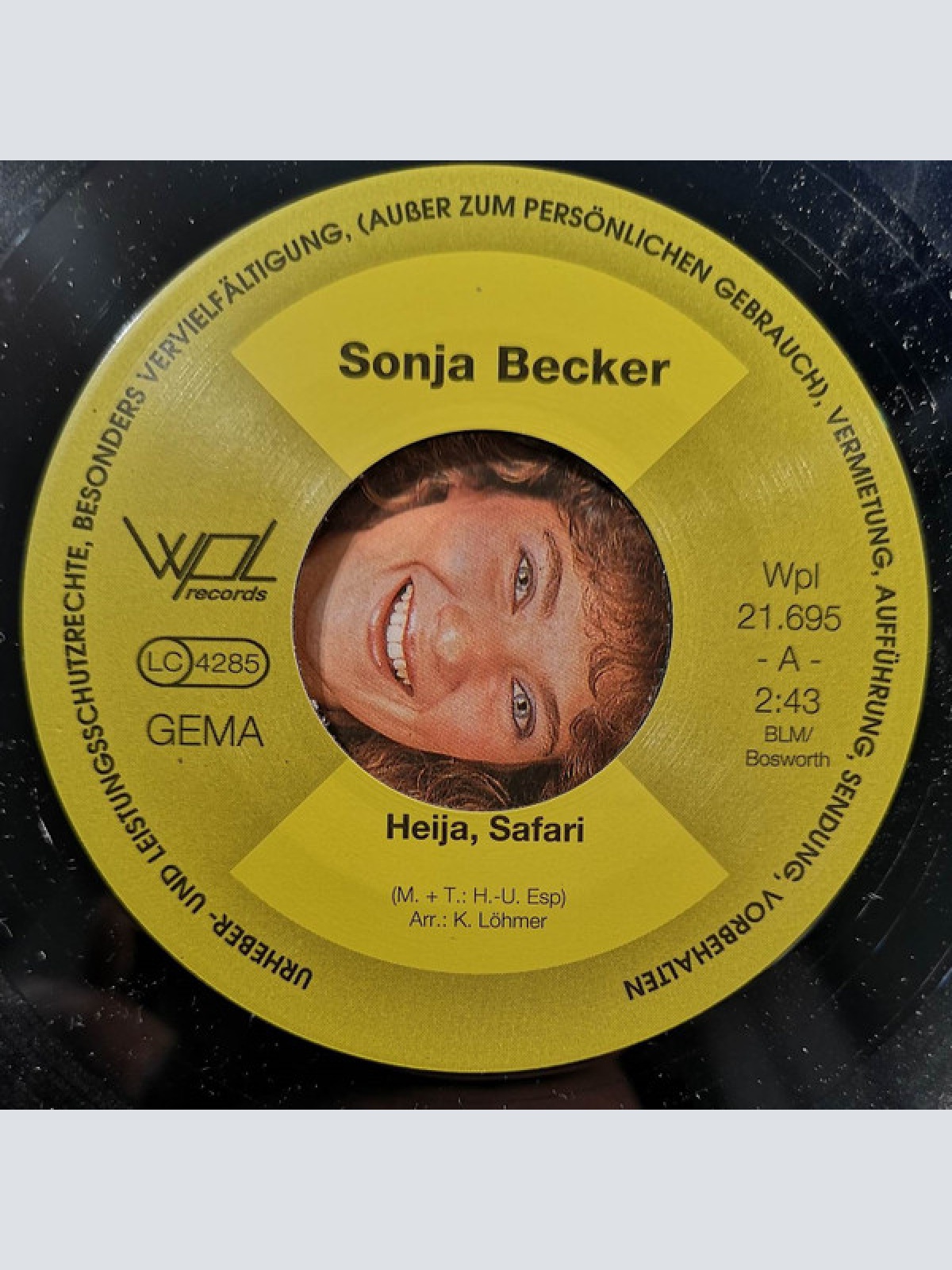 Vinyl / Sonja Becker - Heija, Safari