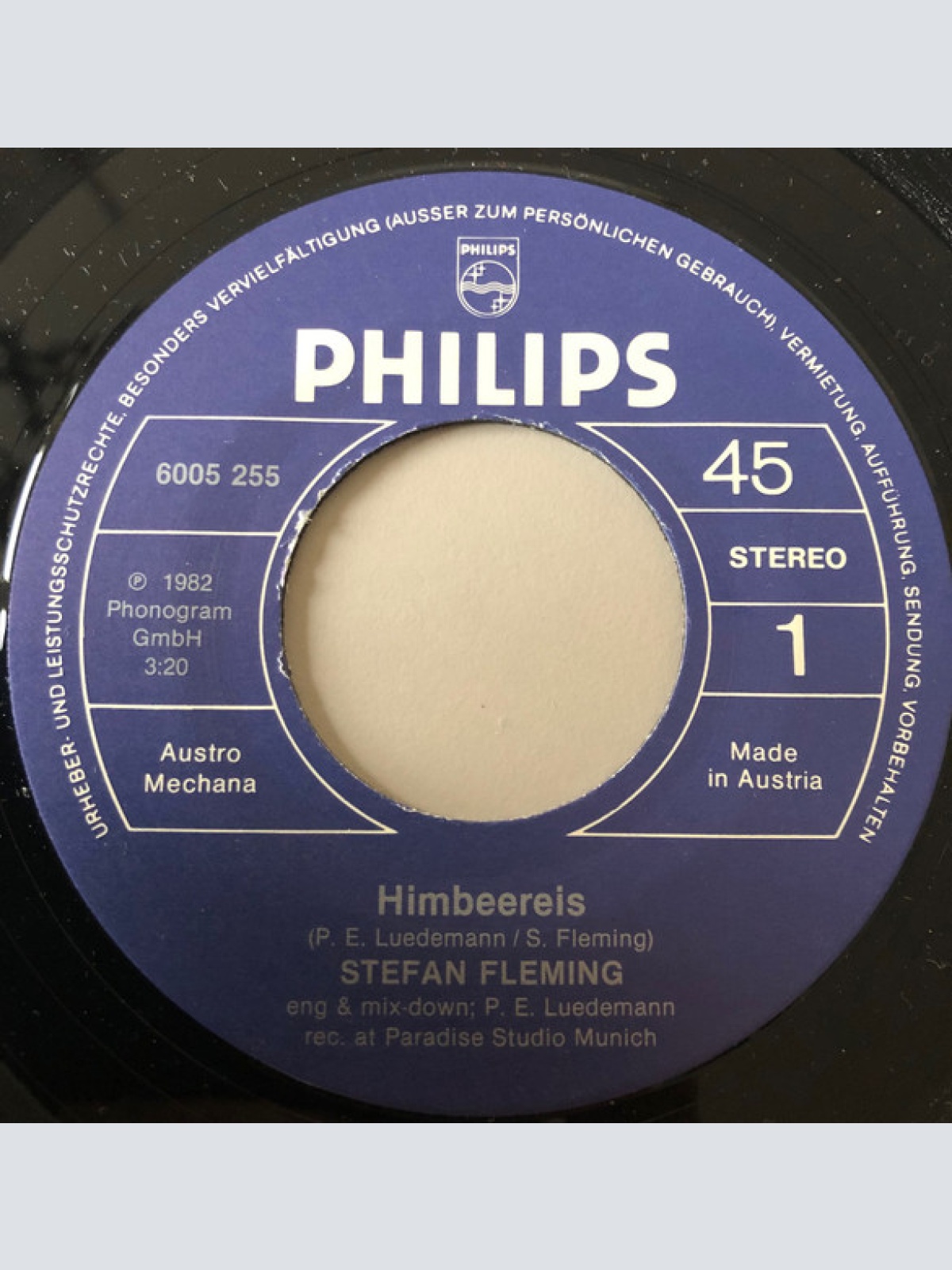 Vinyl / Stefan Fleming - Himbeereis / Sternenlicht