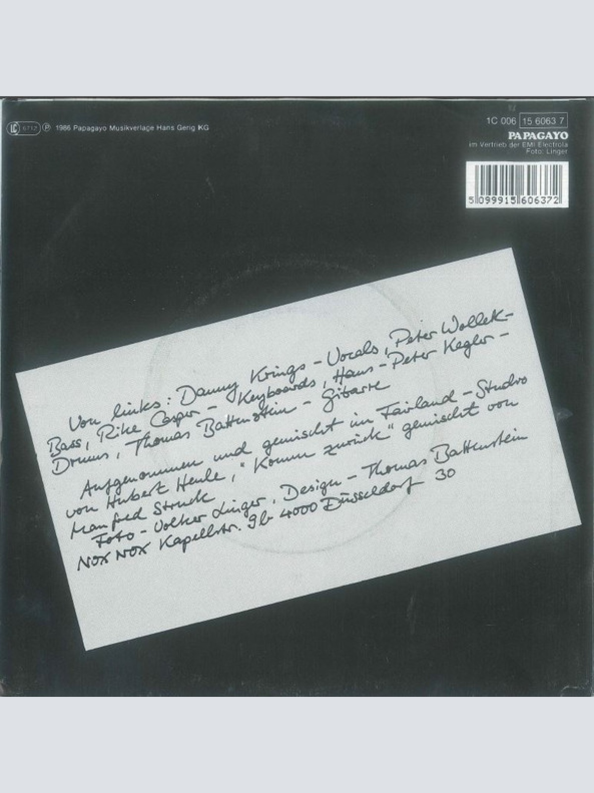 Vinyl / Nox Nox - Du Kannst Mir Vertrauen