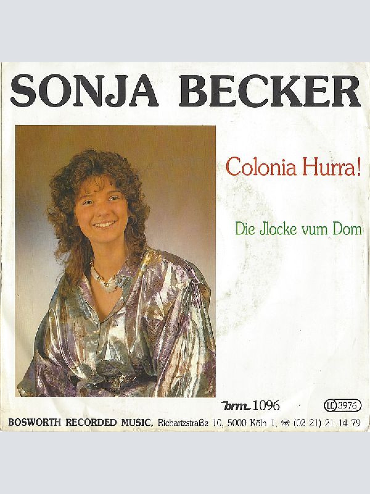 Vinyl / Sonja Becker - Colonia Hurra!
