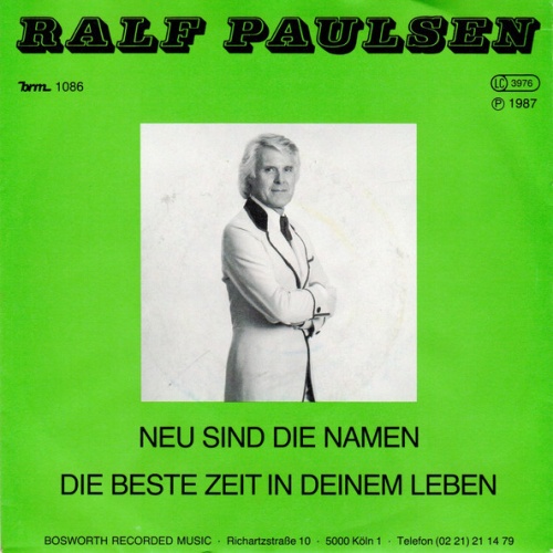Vinyl / Ralf Paulsen - Neu Sind Die Namen