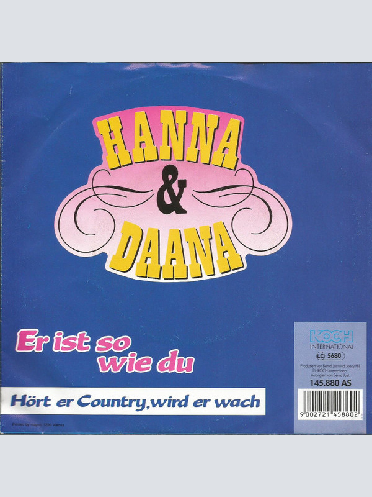 Vinyl / Hanna & Daana* - Er Ist So Wie Du