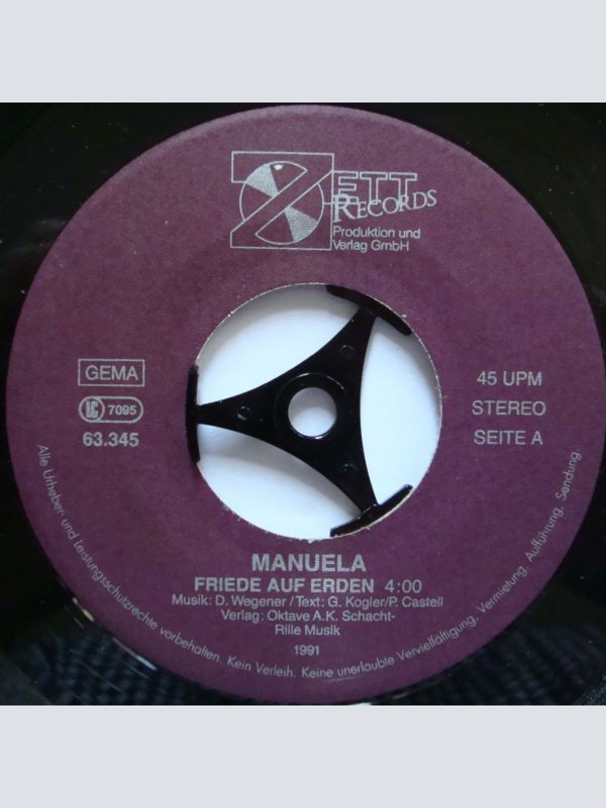 Vinyl / Manuela (5) - Friede Auf Erden