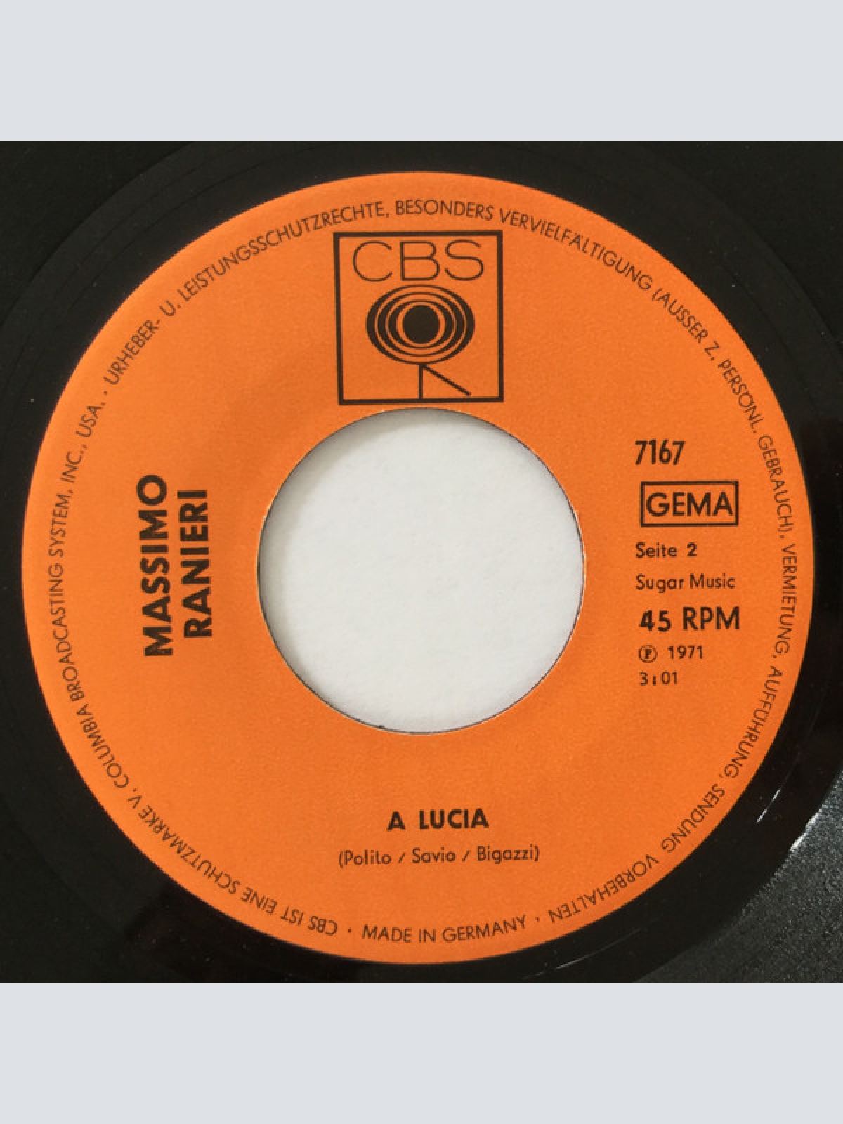 Vinyl / Massimo Ranieri - L'Amore É Un Attimo