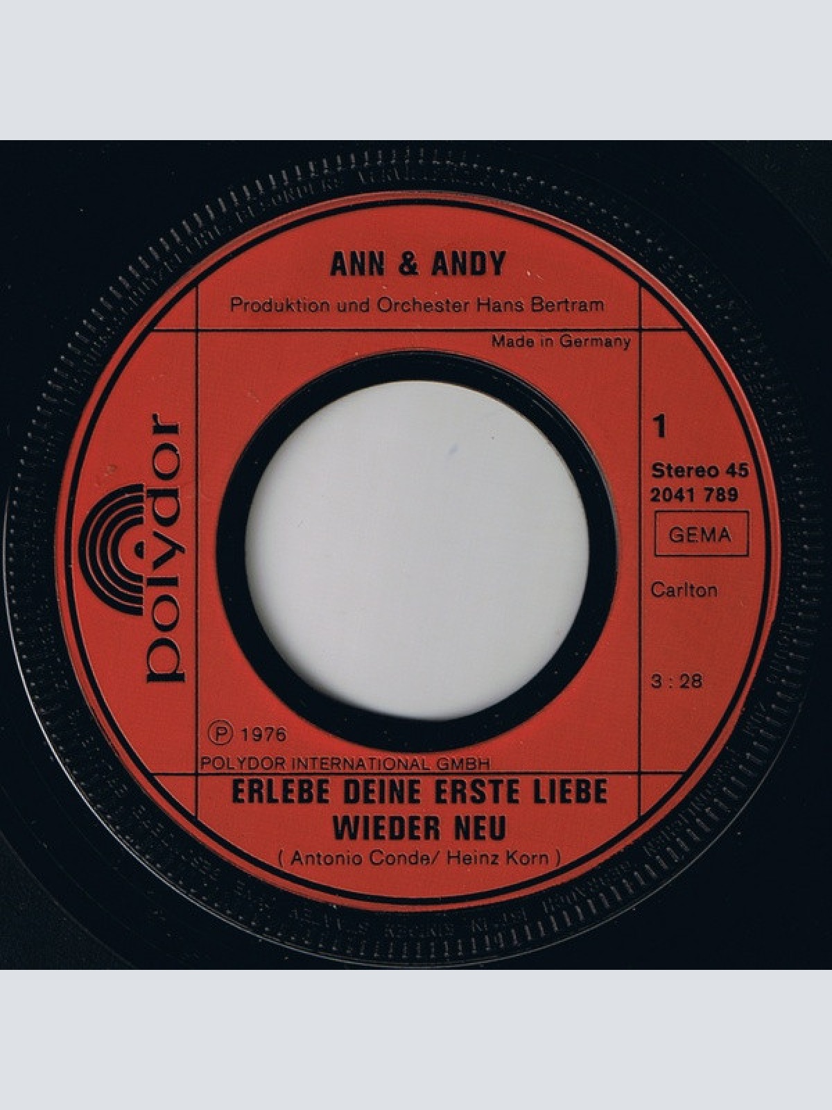 Vinyl / Ann & Andy - Erlebe Deine Erste Liebe Wieder Neu