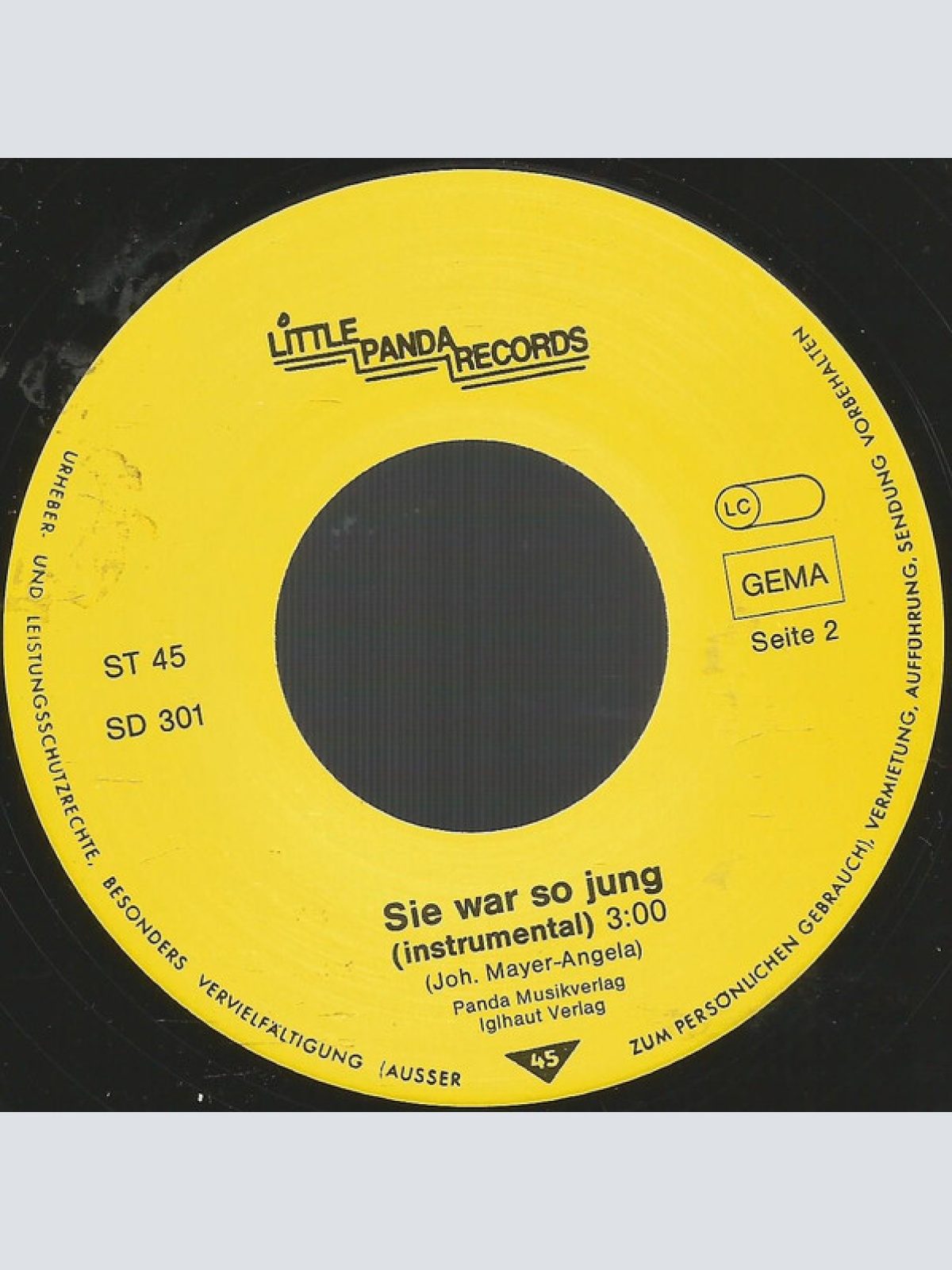 Vinyl / Oliver Stern - Sie War So Jung...