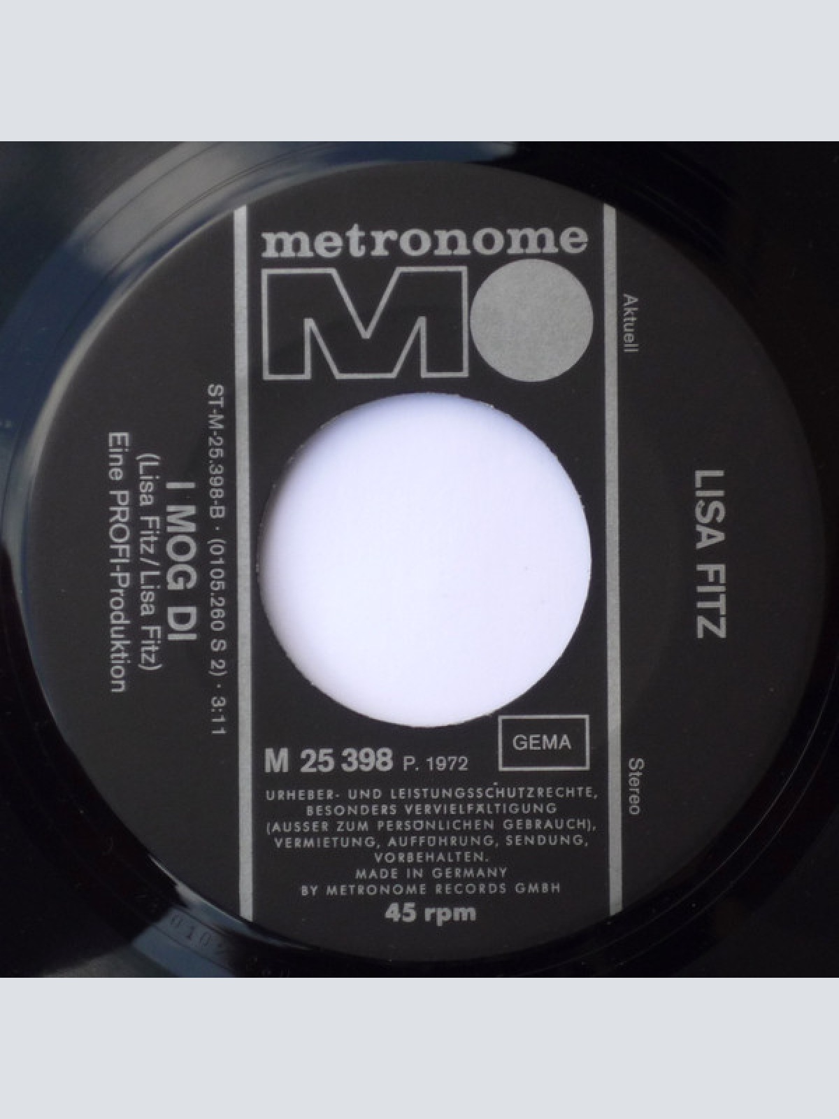 Vinyl / Lisa Fitz - I Bin Blöd / I Mog Di