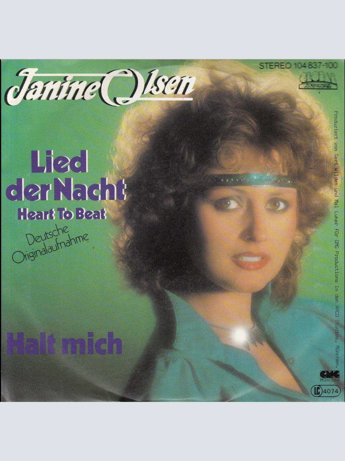 Vinyl / Janine Olsen - Lied Der Nacht (Heart To Beat) / Halt Mich