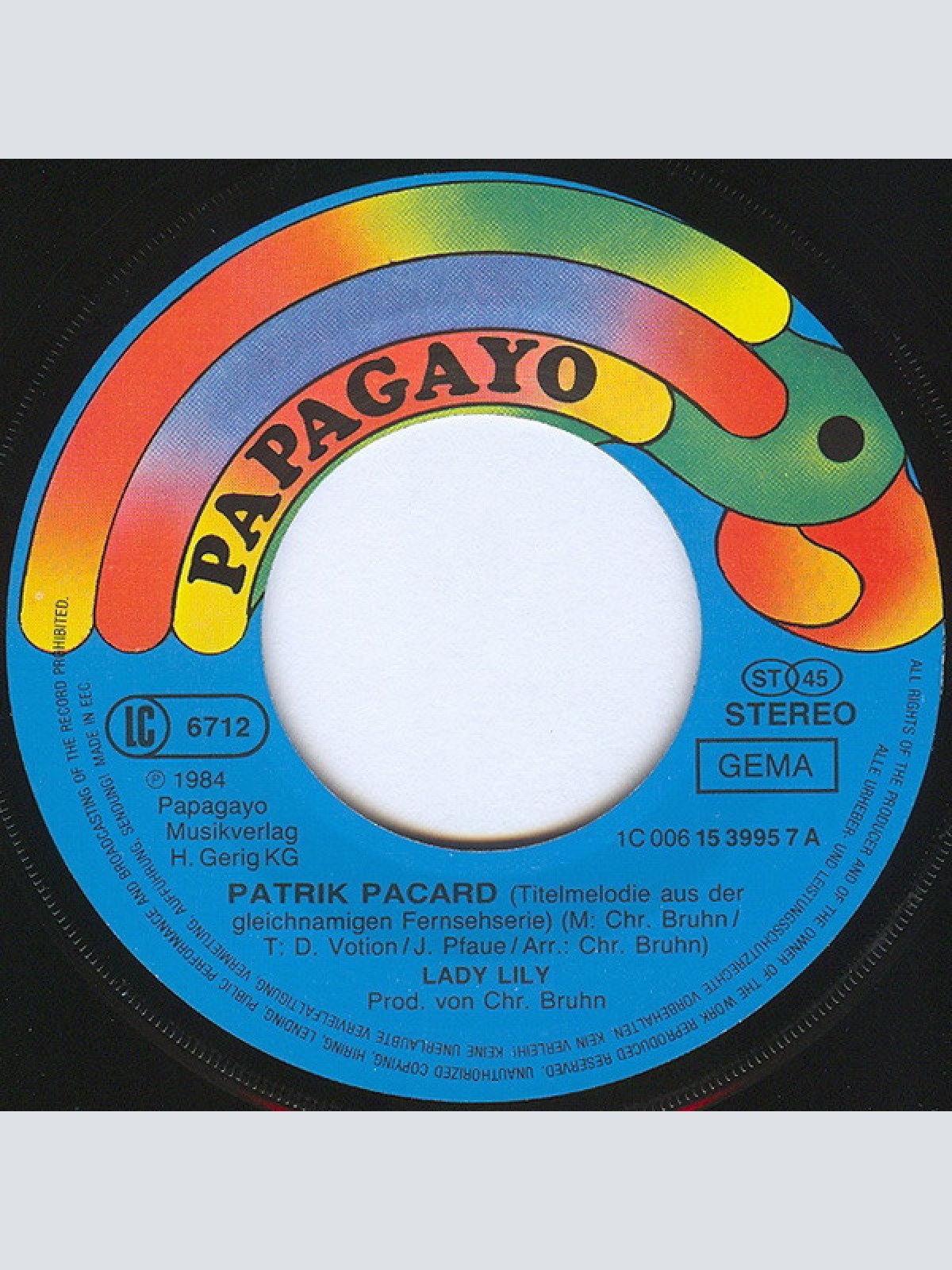 Vinyl / Lady Lily - Patrik Pacard