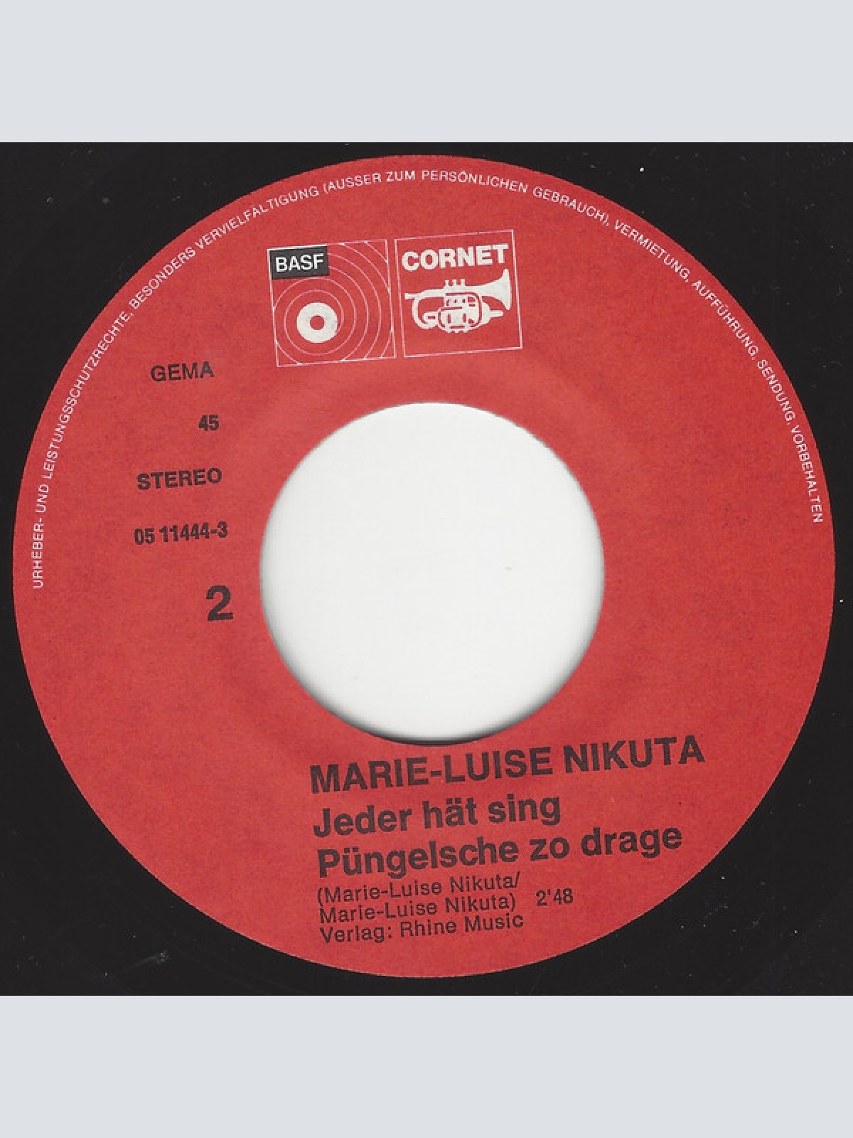 Vinyl / Marie-Luise Nikuta - Dat Ahle Sofa Us Dr Kösch