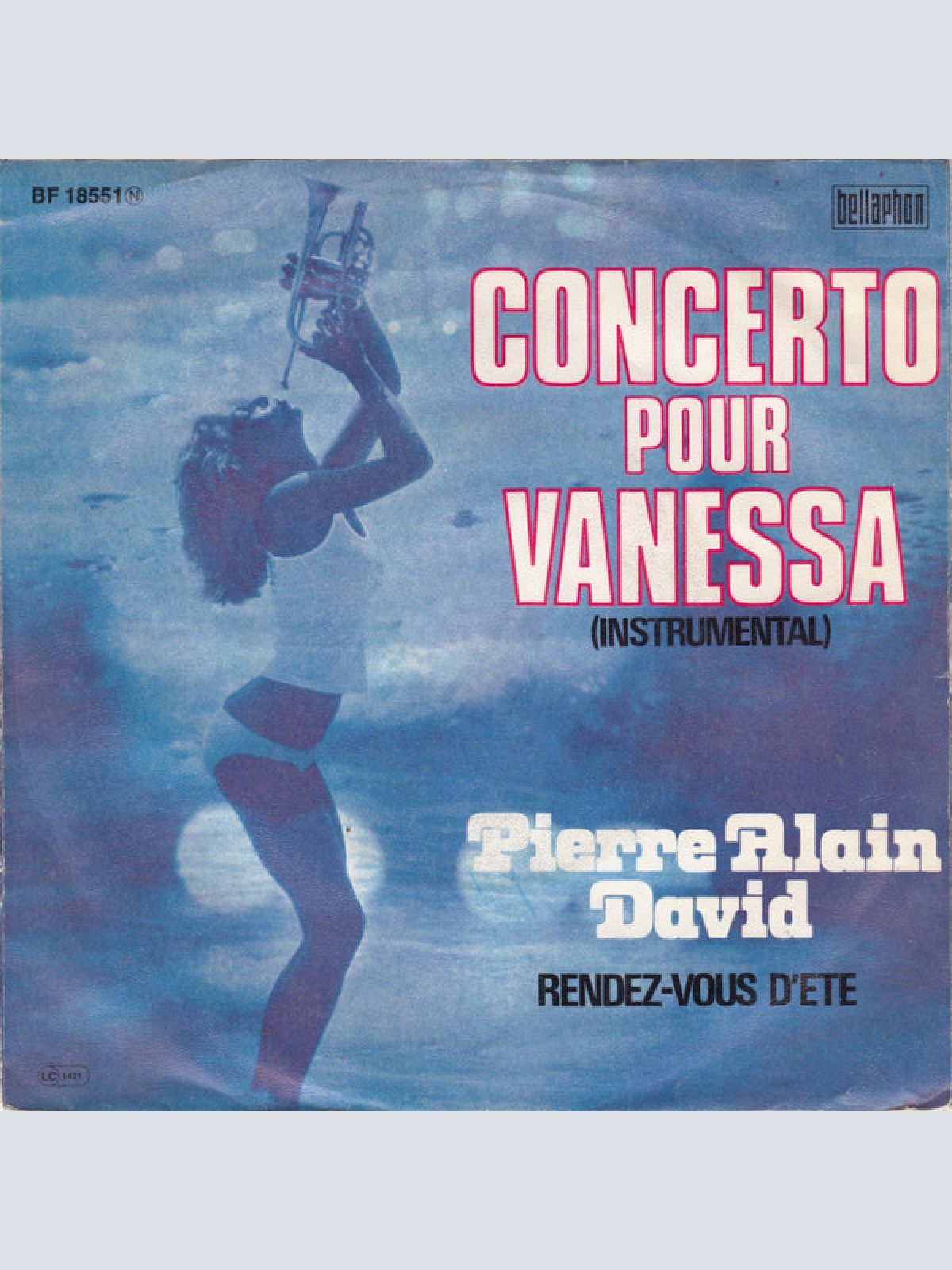 Vinyl / Pierre Alain David - Concerto Pour Vanessa