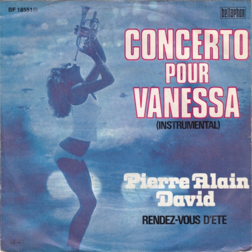 Vinyl / Pierre Alain David - Concerto Pour Vanessa