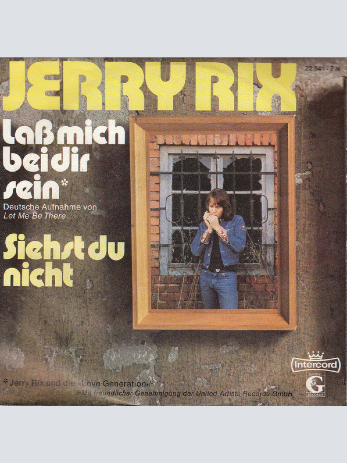 Vinyl / Jerry Rix - Laß Mich Bei Dir Sein