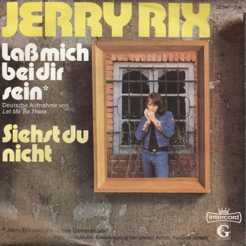 Vinyl / Jerry Rix - Laß Mich Bei Dir Sein