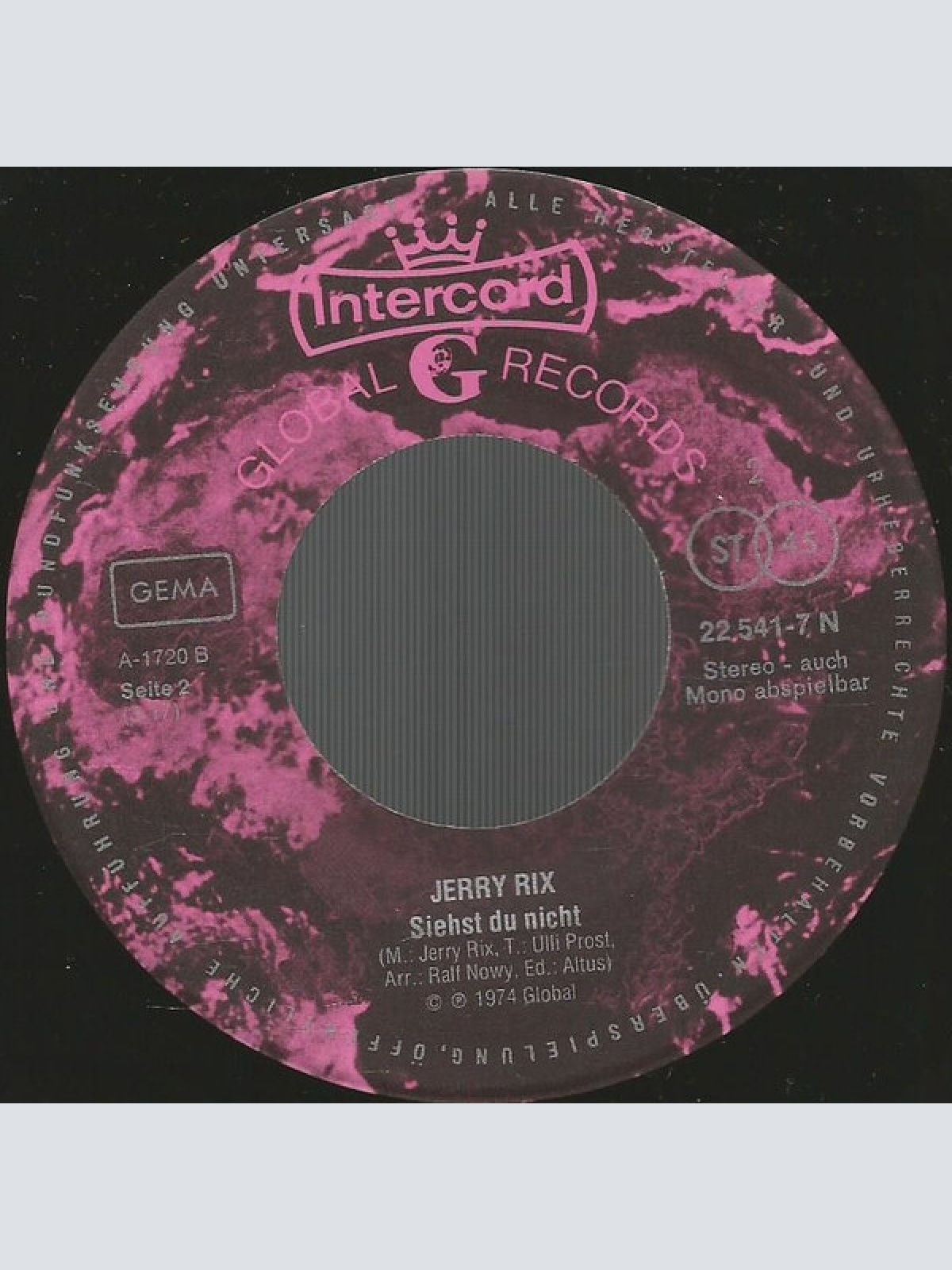 Vinyl / Jerry Rix - Laß Mich Bei Dir Sein