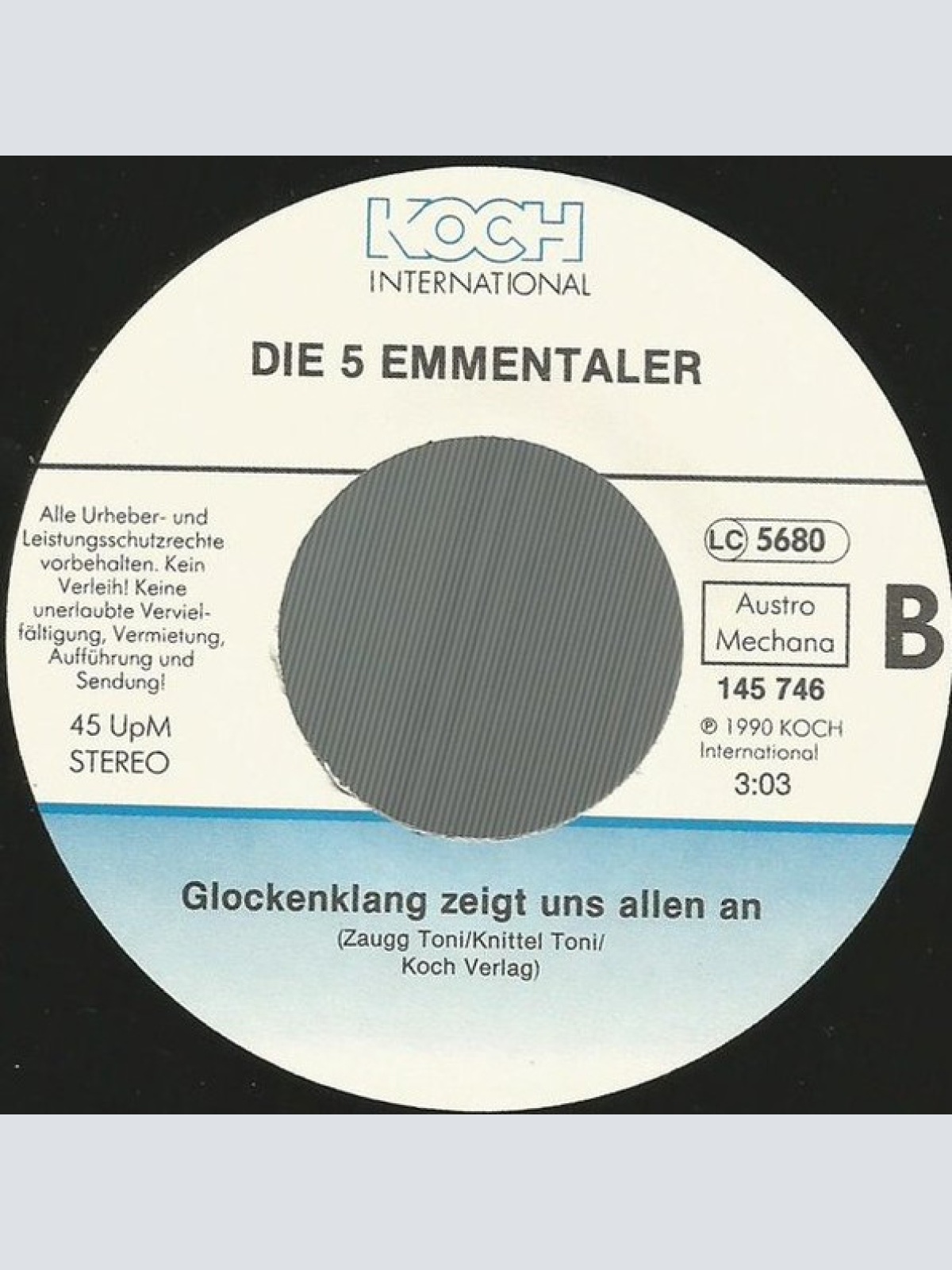 Vinyl / Die 5 Emmentaler - Weil Du Mein Engel Bist