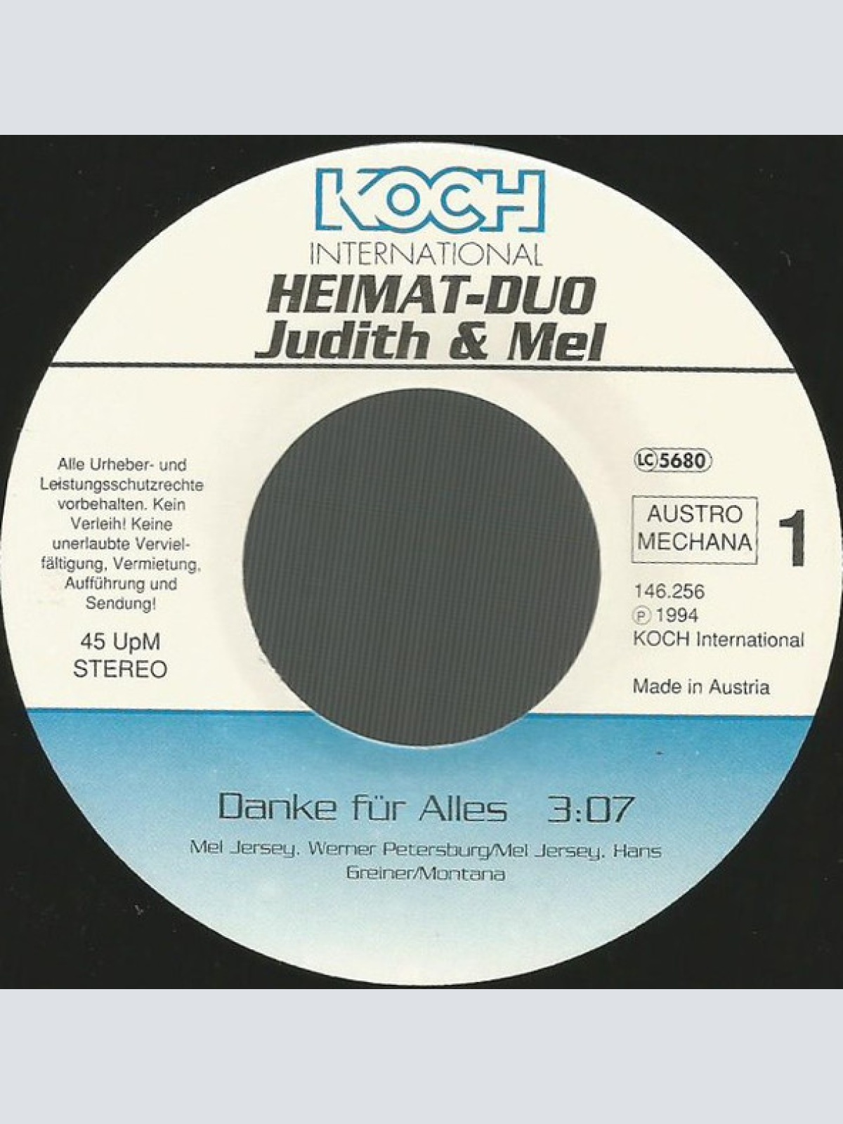 Vinyl / Heimat-Duo Judith & Mel* - Danke Für Alles