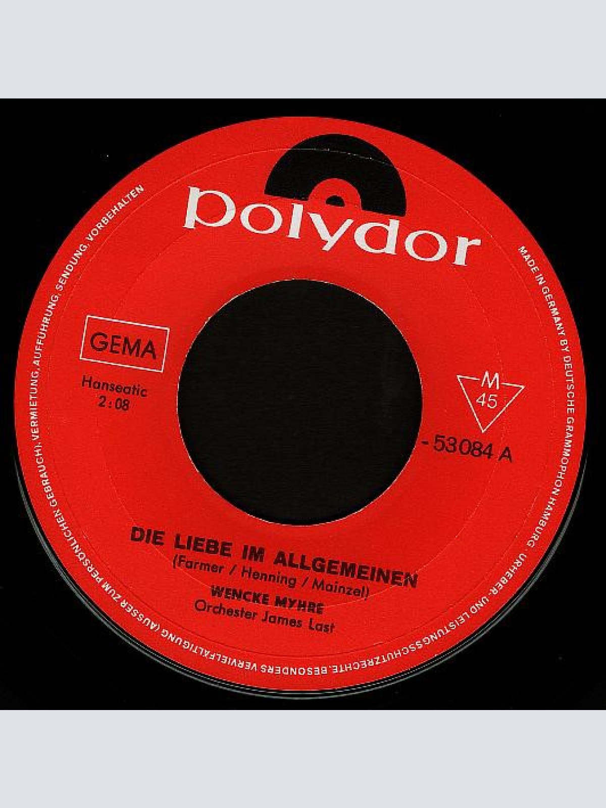 Vinyl / Wencke Myhre - Die Liebe Im Allgemeinen