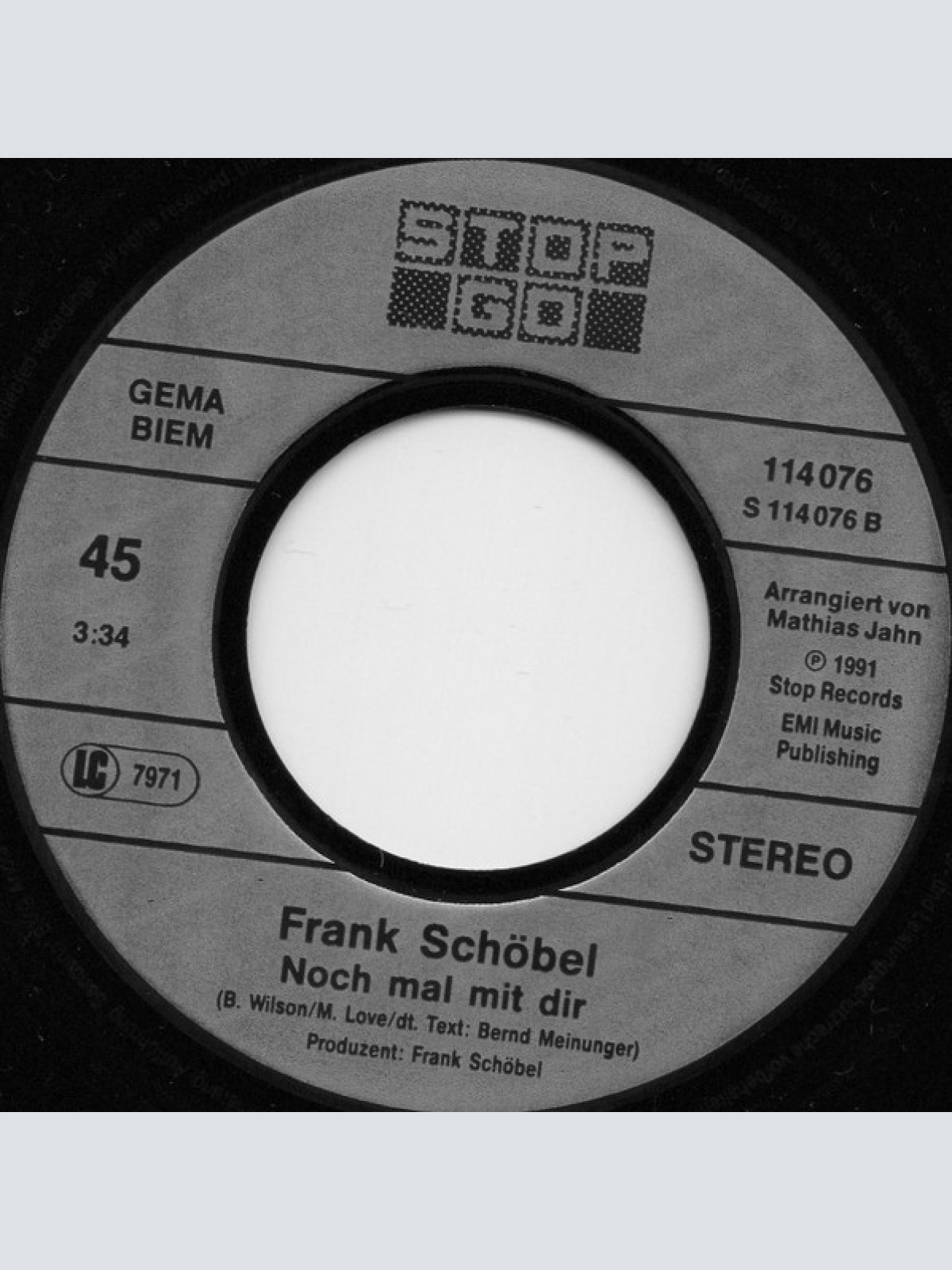 Vinyl / Frank Schöbel - Ohne Dich / Noch Mal Mit Dir