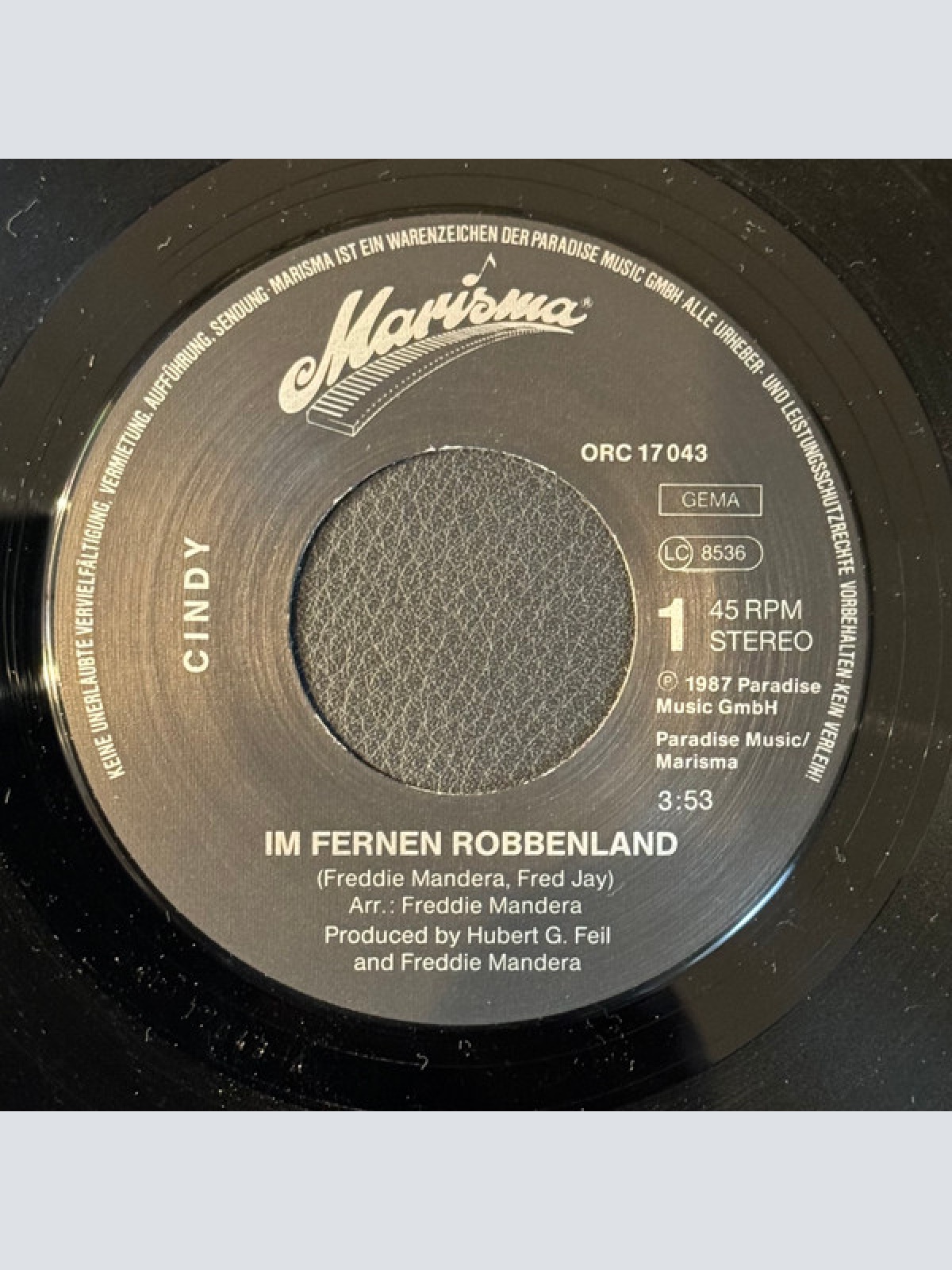 Vinyl / Cindy (62) - Im Fernen Robbenland