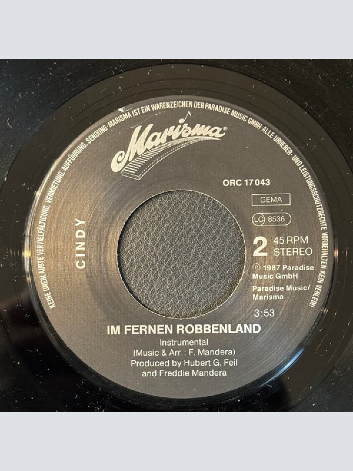 Vinyl / Cindy (62) - Im Fernen Robbenland