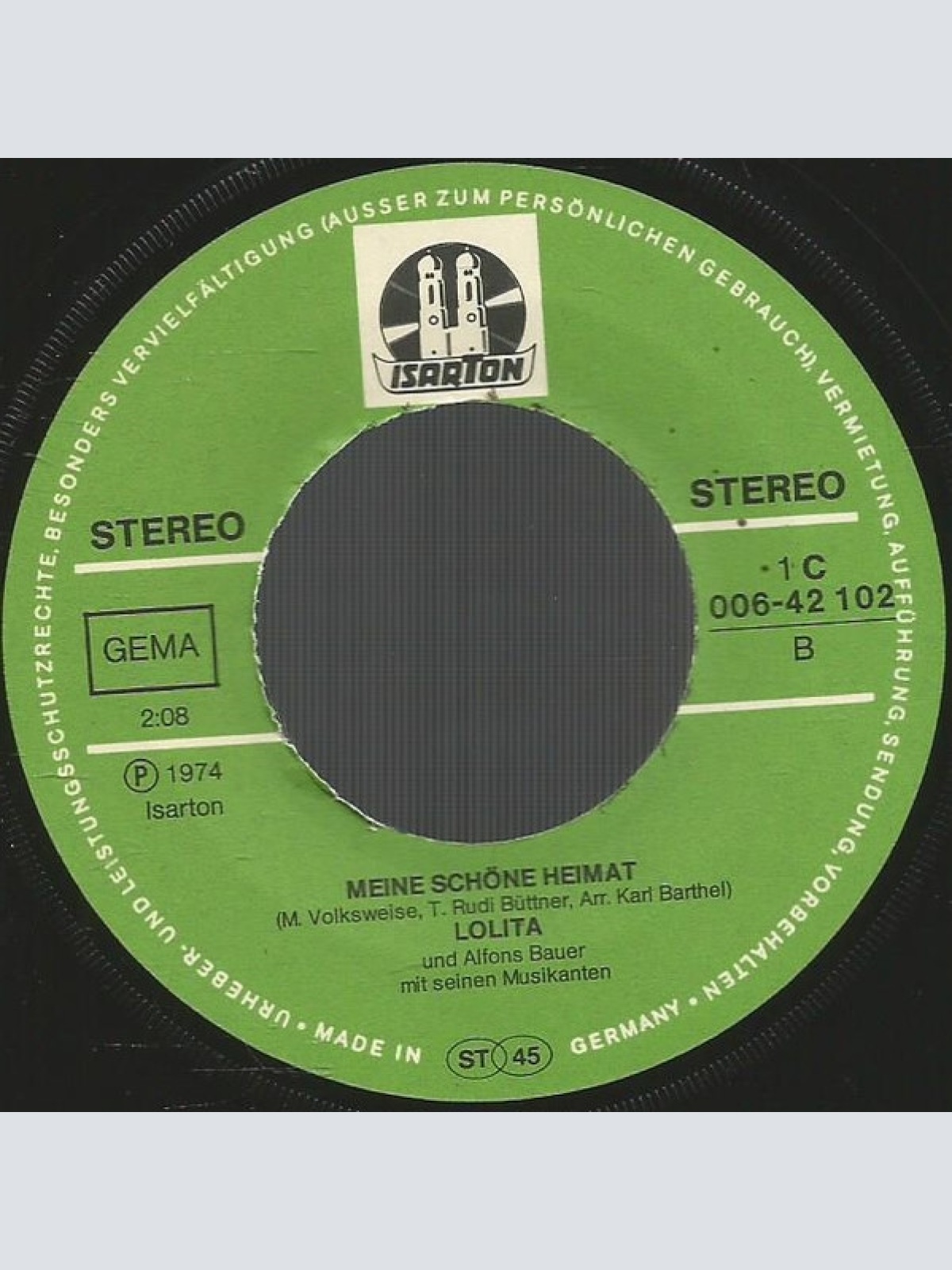 Vinyl / Lolita (3) Und Alfons Bauer Mit Seinen Musikanten - Es Läuten Die Glocken Am Königssee