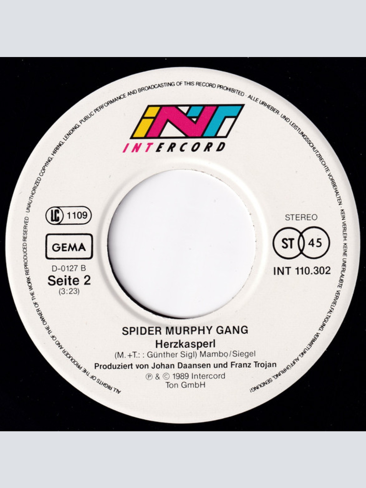 Vinyl / Spider Murphy Gang - Bussi Baby