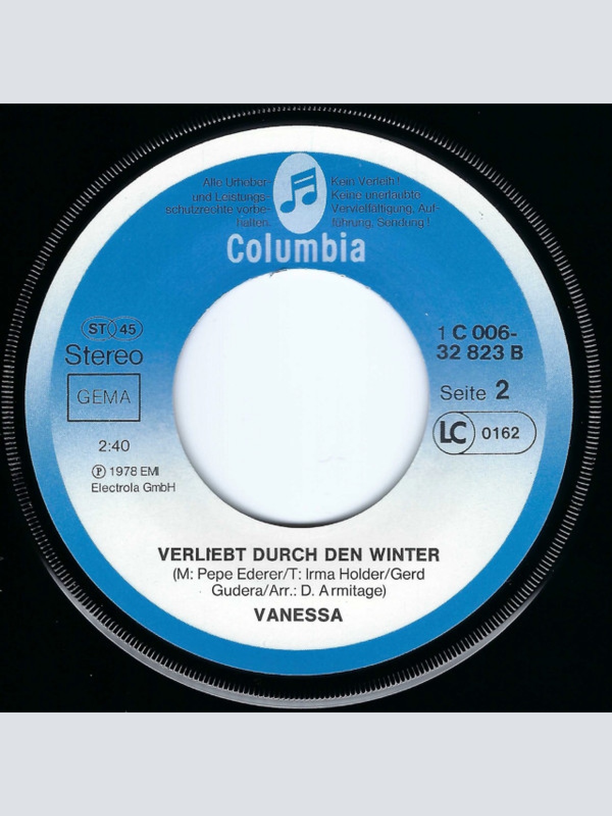 Vinyl / Vanessa (64) - Spiel Für Mich Country Music