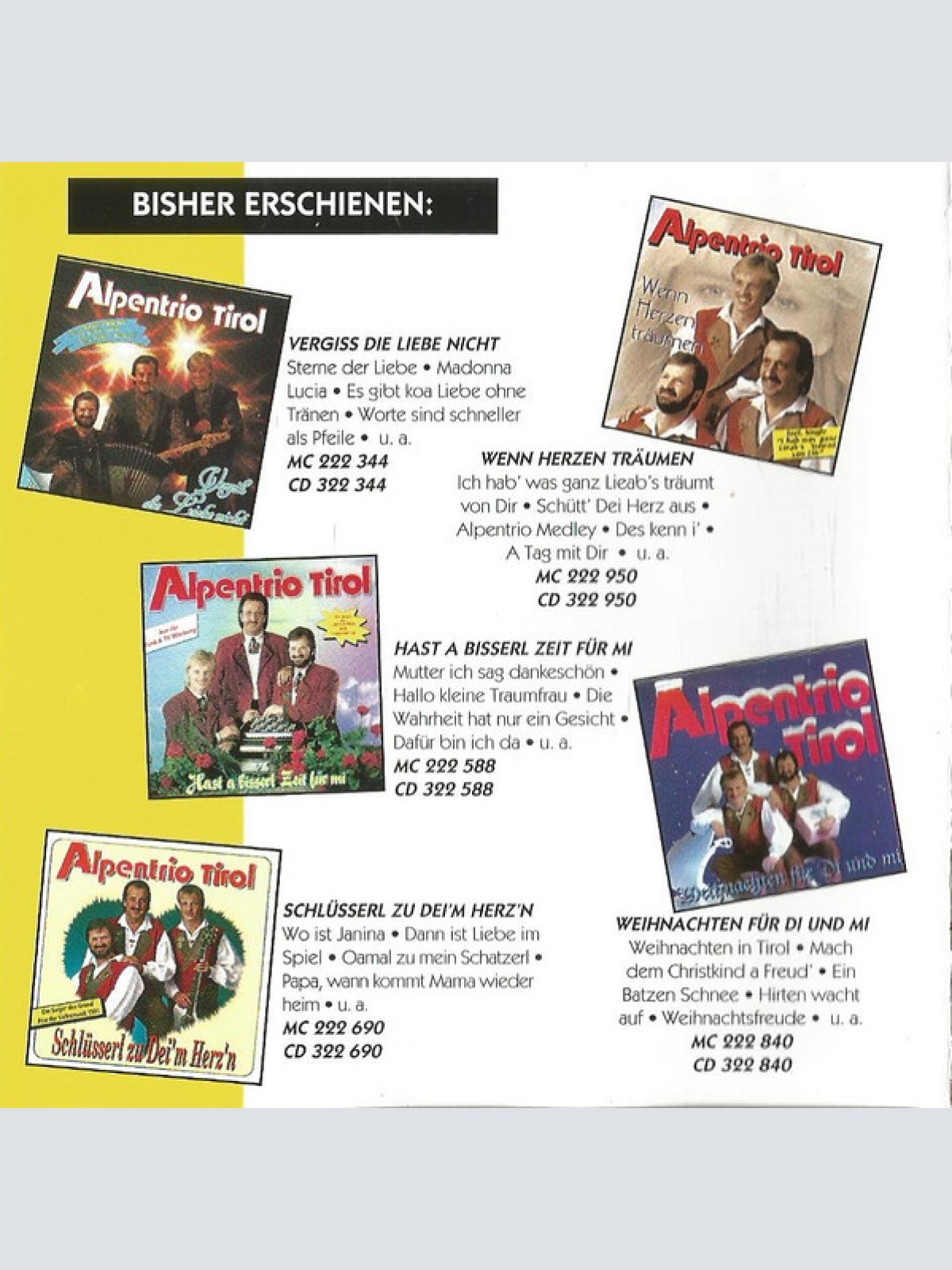 CD / Alpentrio Tirol - Liebe Ist...