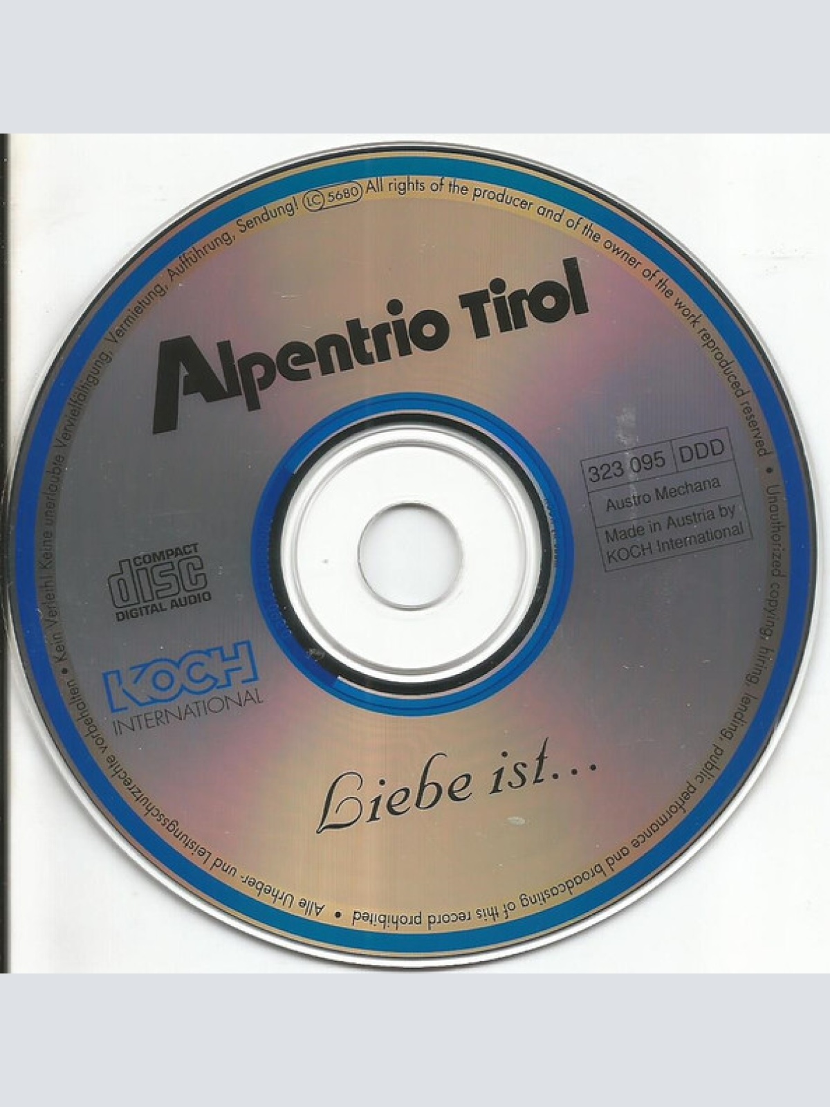 CD / Alpentrio Tirol - Liebe Ist...
