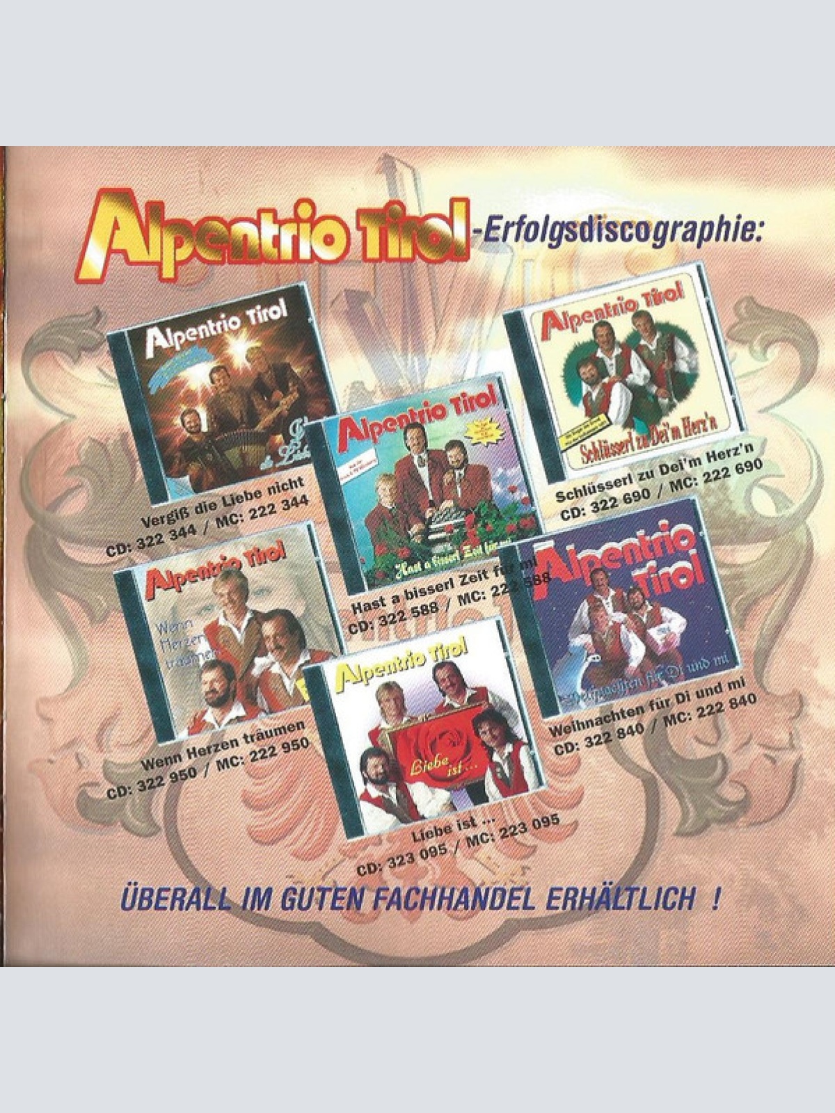 CD / Alpentrio Tirol - Der Engel Vom Marienhof