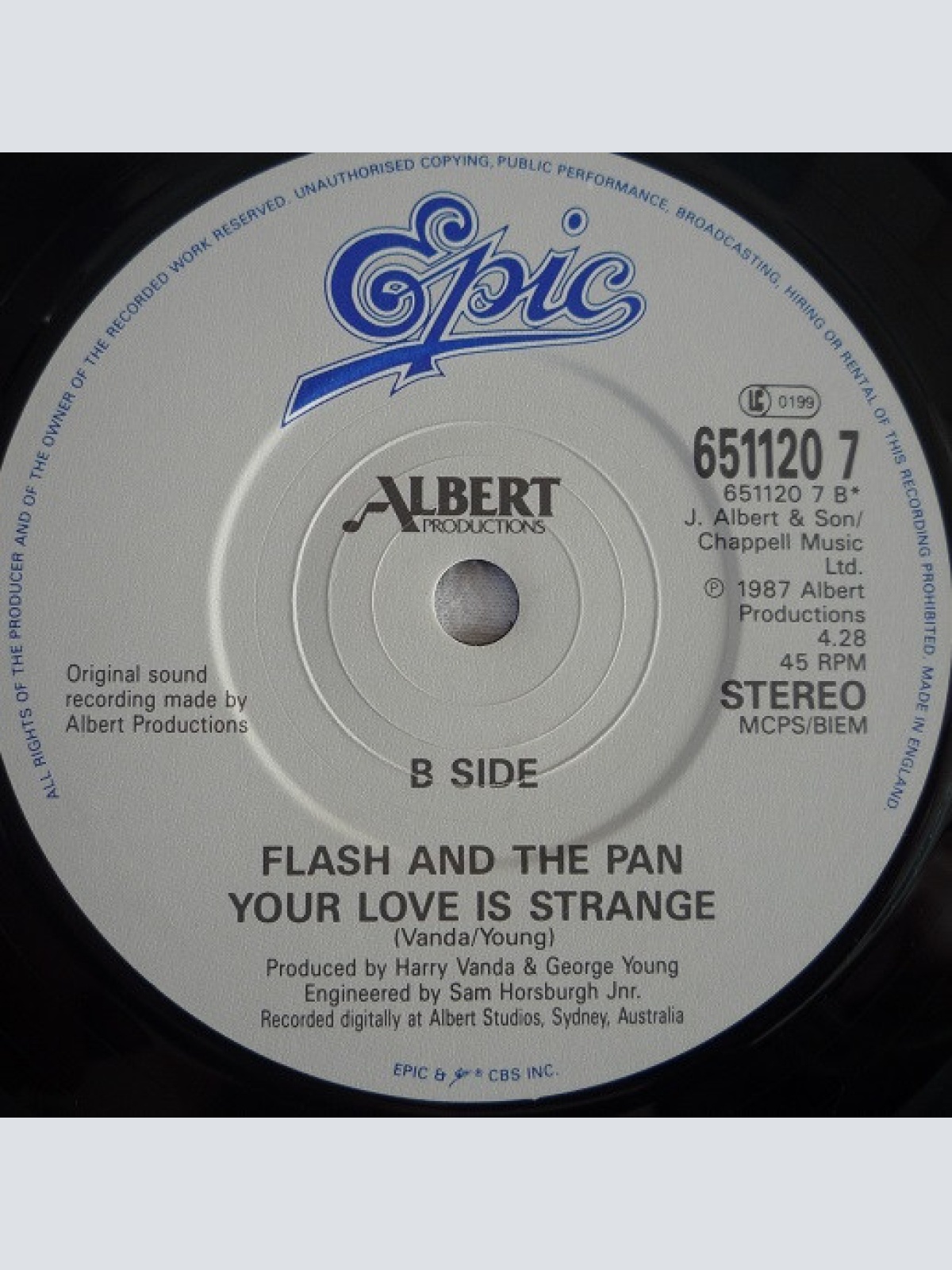 Vinyl / Flash And The Pan* - Ayla