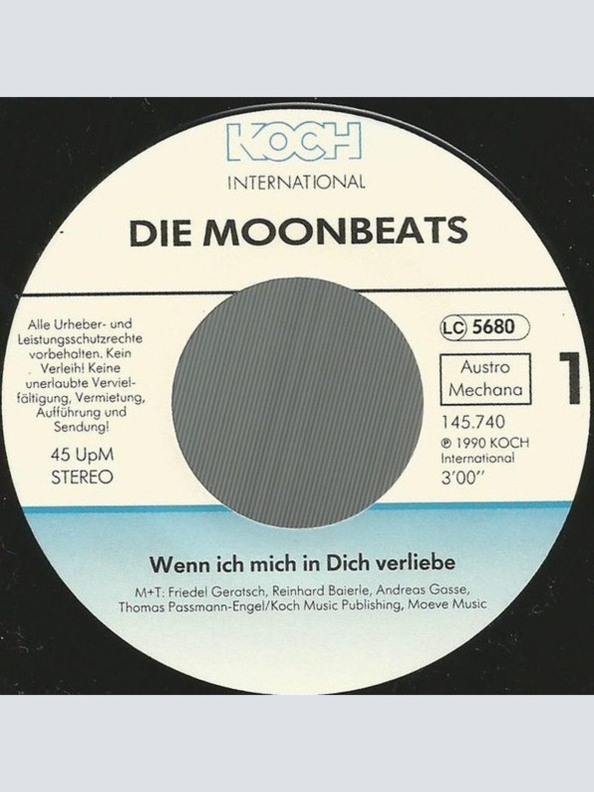 Vinyl / Die Moonbeats* - Wenn Ich Mich In Dich Verliebe