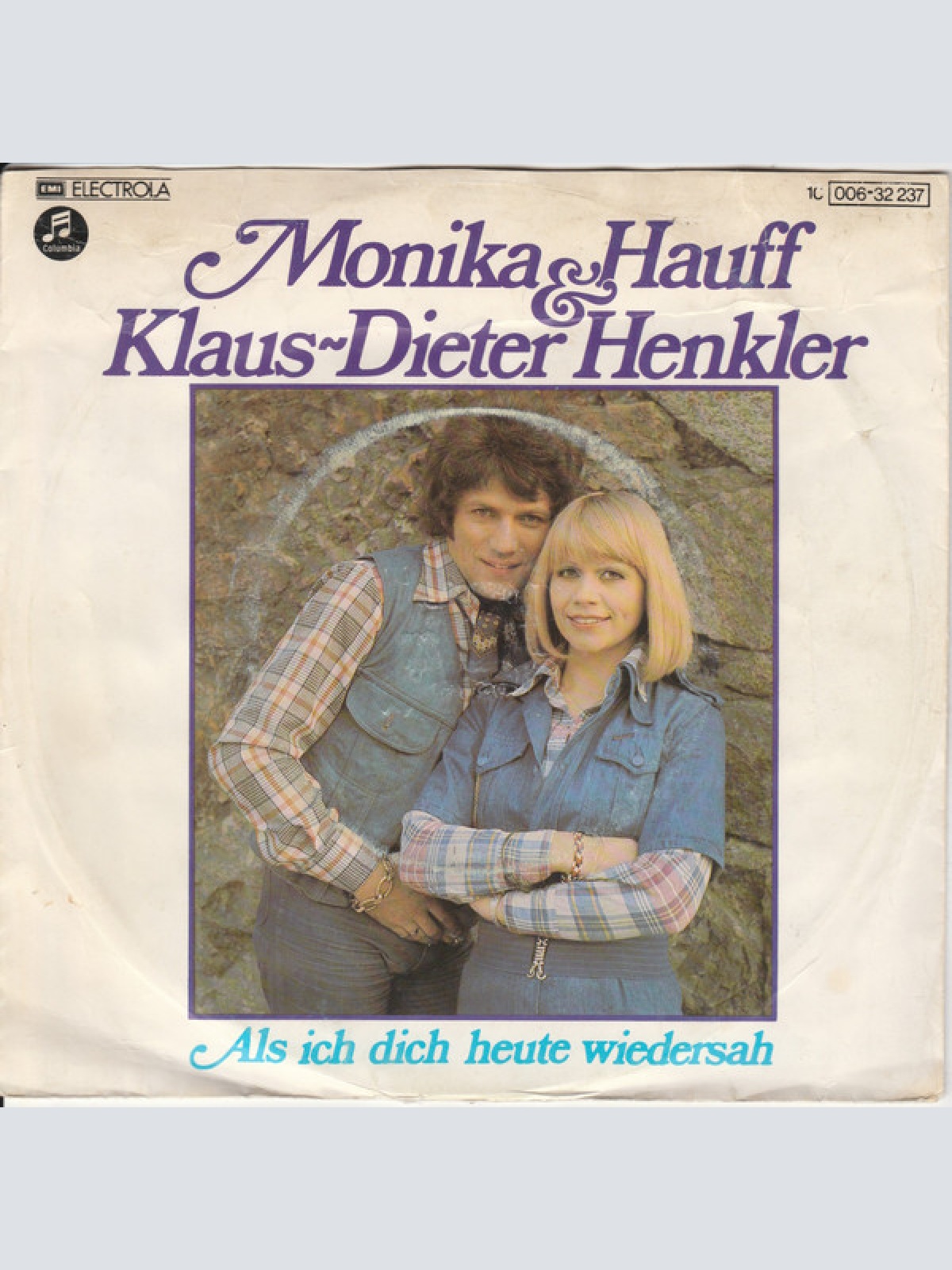 Vinyl / Monika Hauff & Klaus-Dieter Henkler - Als Ich Dich Heute Wiedersah