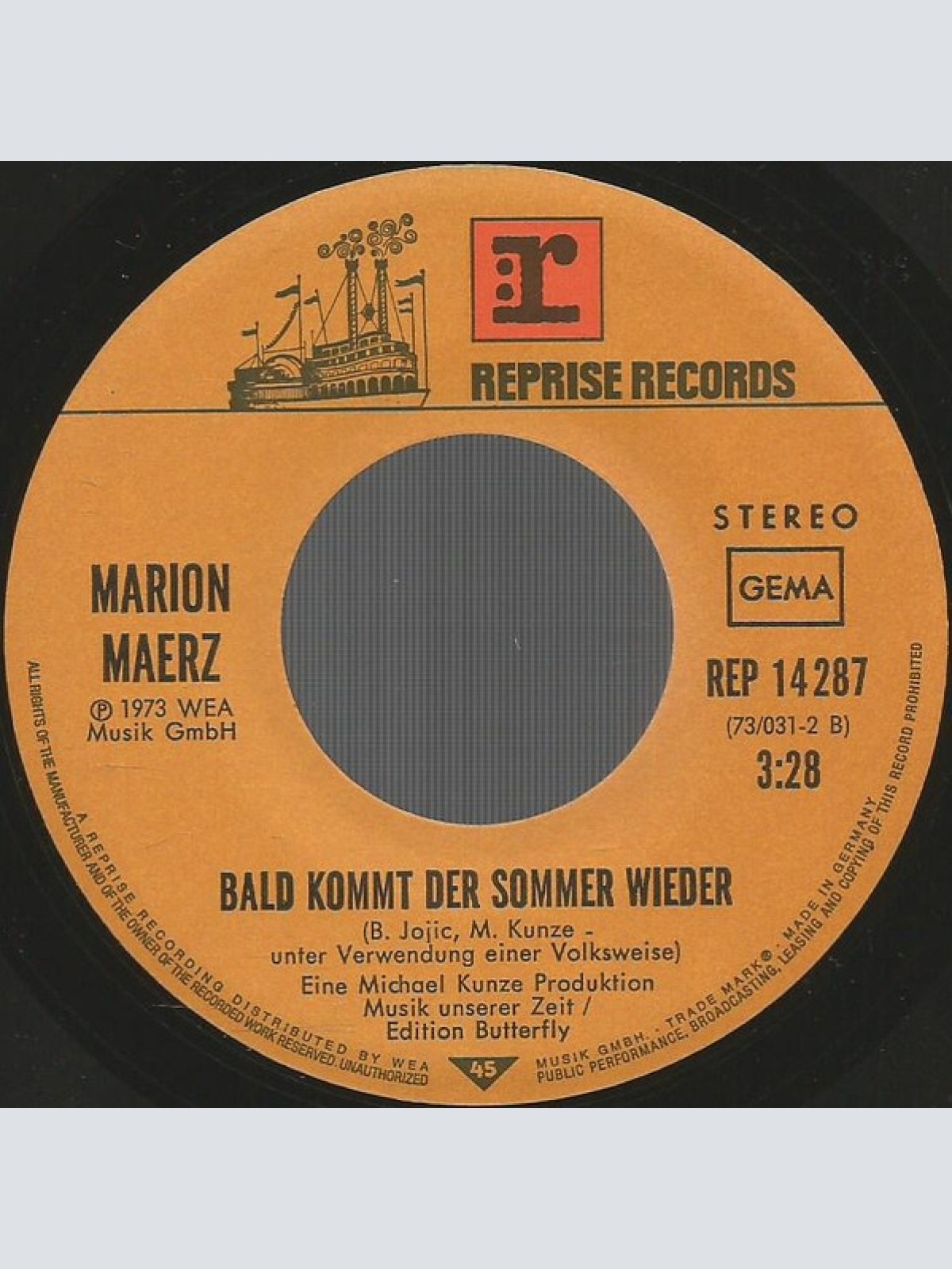 Vinyl / Marion Maerz - Weiße Wolken (Velvet Mornings)